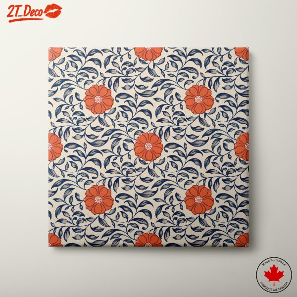 Elegant Floral Pattern Art for Home Decor