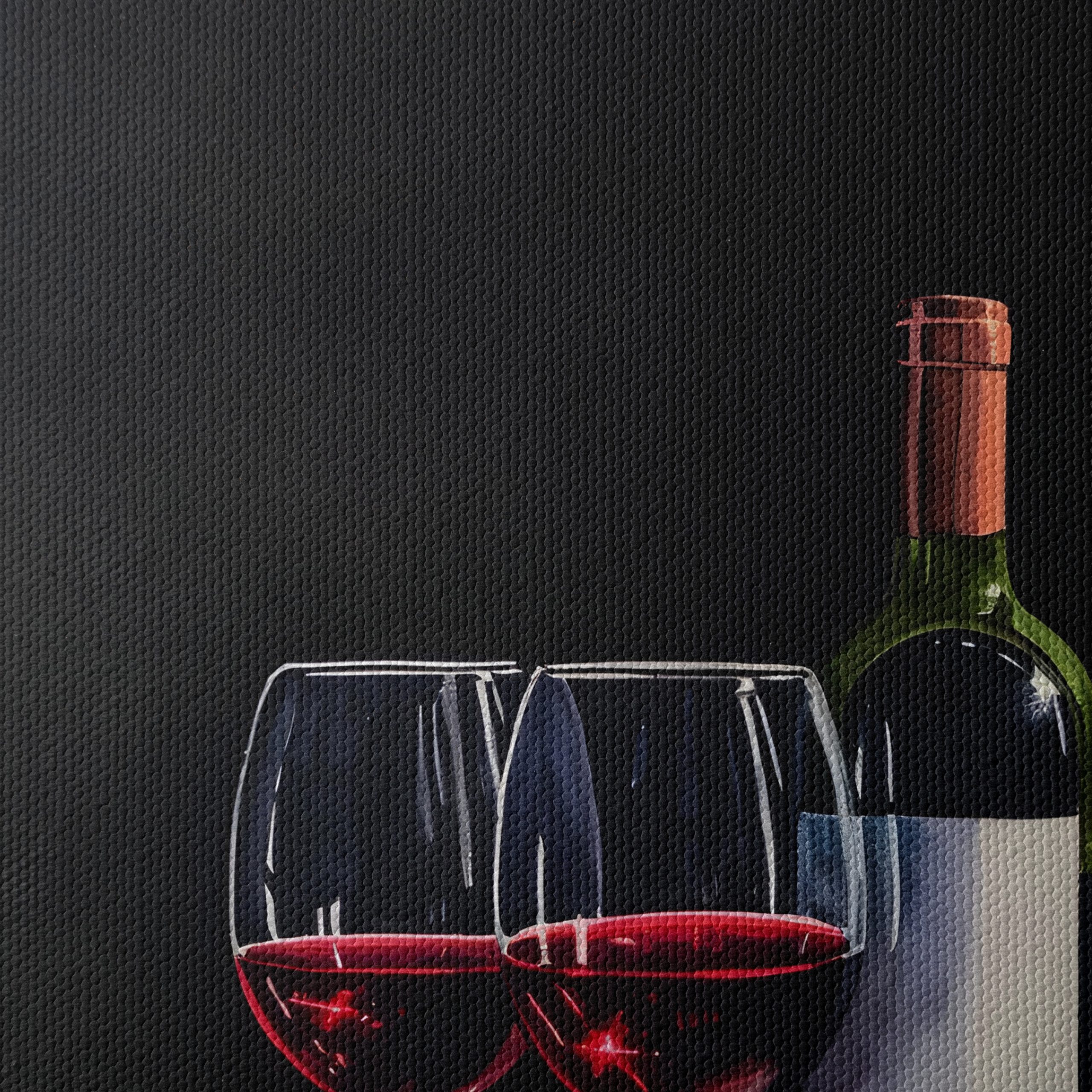 Elegant Wine Bottles and Glasses - Image 4