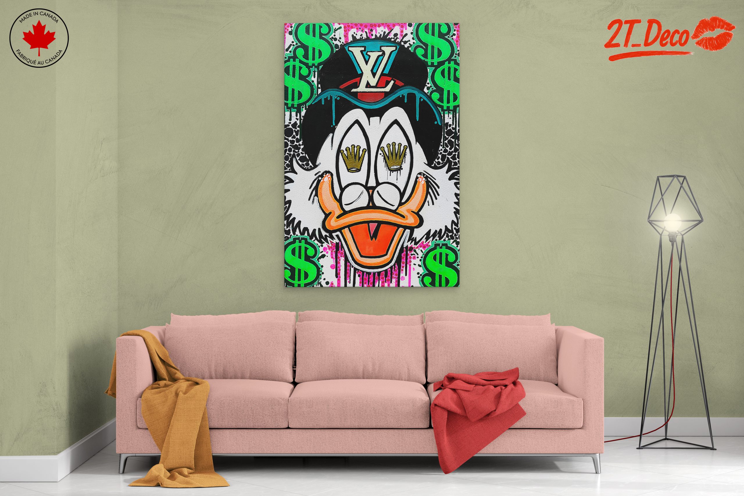 Vibrant Millionaire Art Featuring Wealth Theme - Image 2
