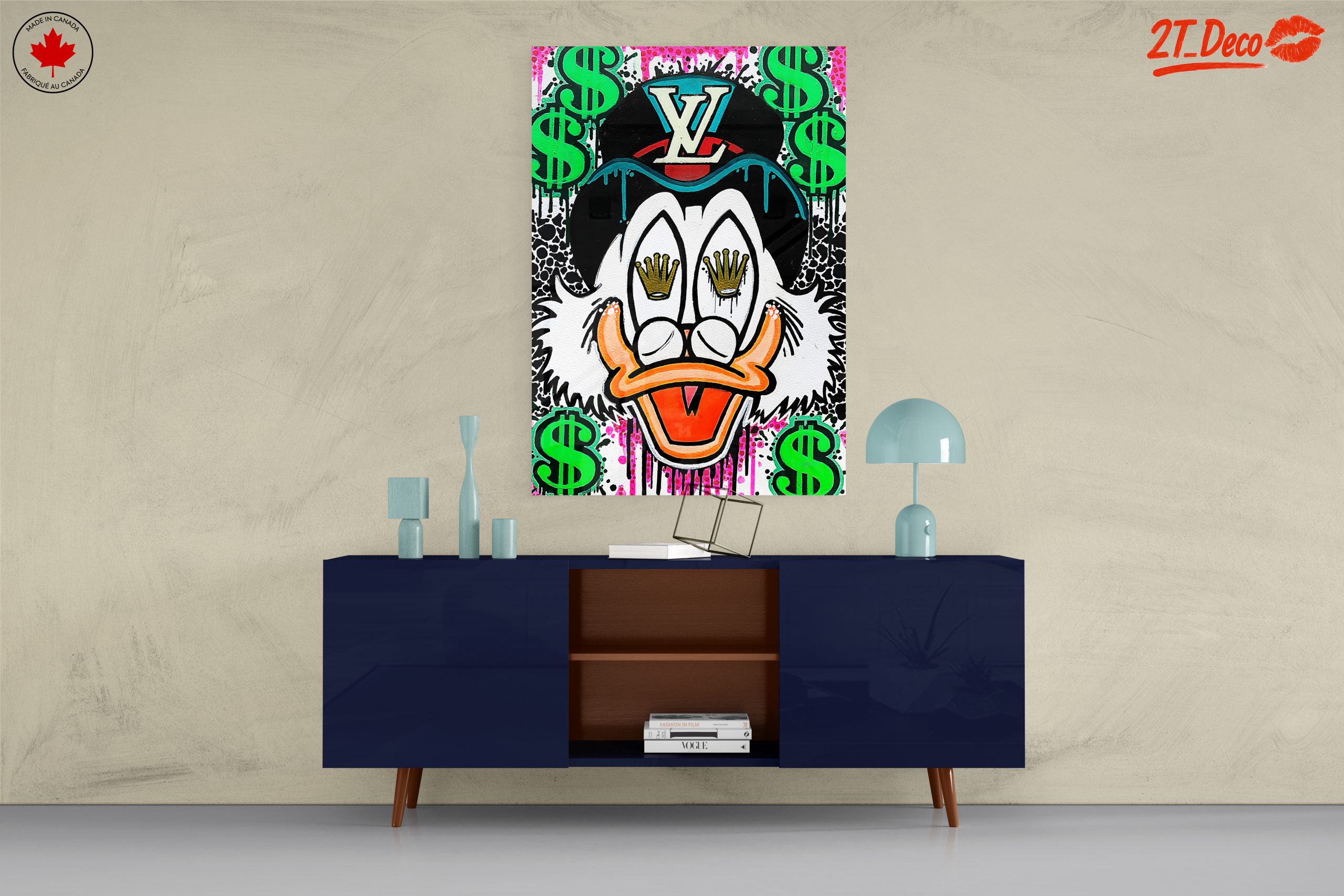 Vibrant Millionaire Art Featuring Wealth Theme - Image 8