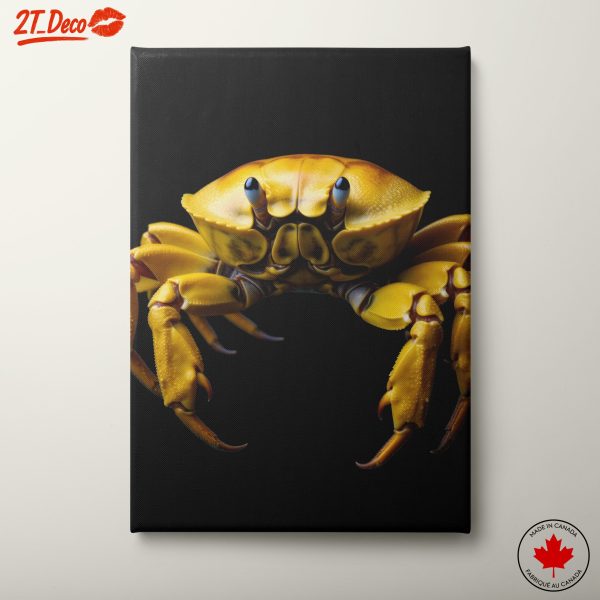 Close-Up Yellow Crab Wall Art