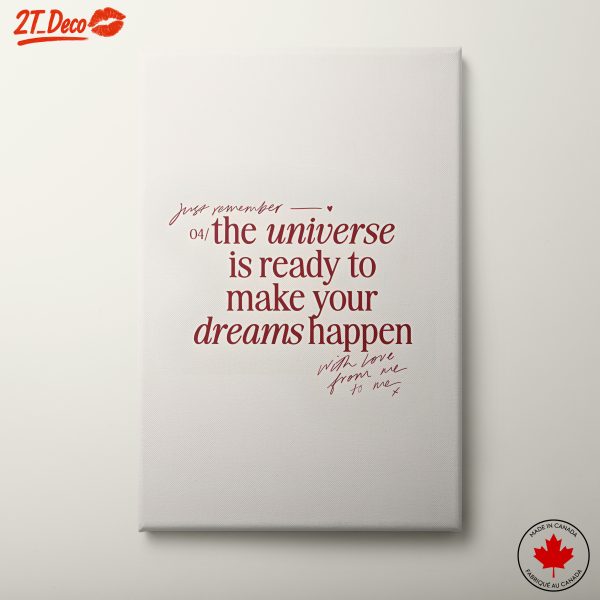 motivational quote on dreams and the universe
