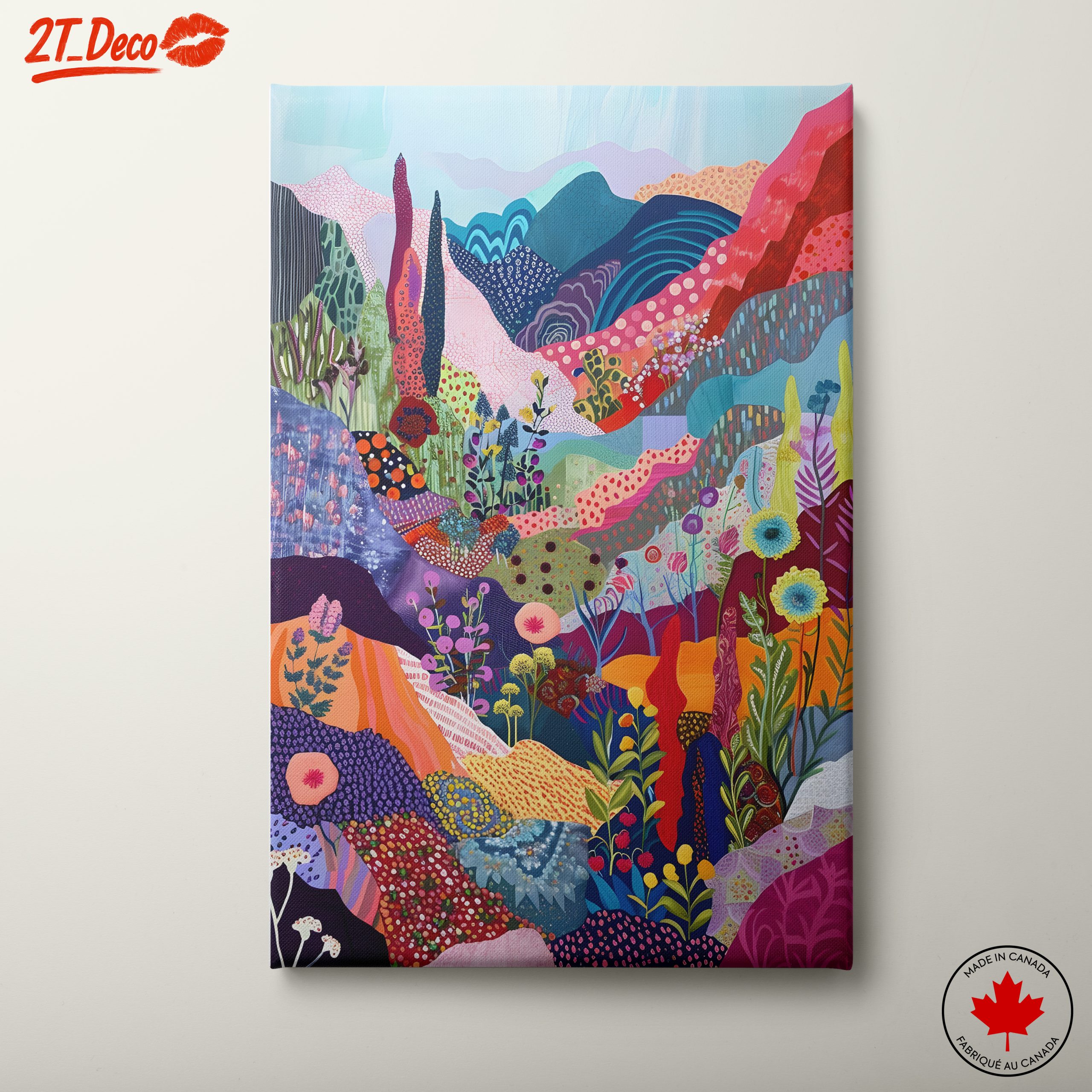 Colorful Abstract Landscape Art