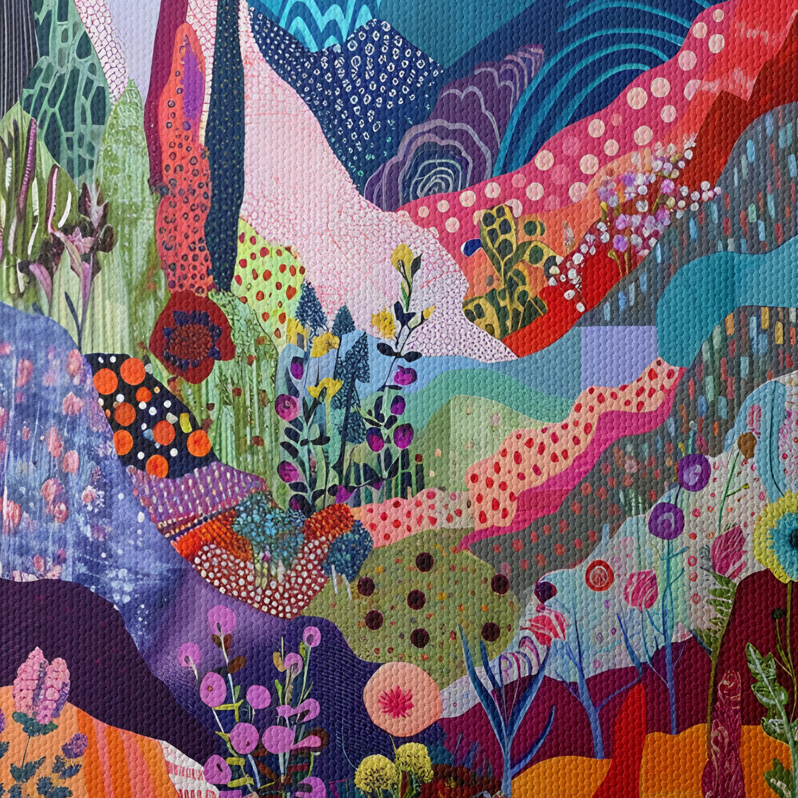 Colorful Abstract Landscape Art - Image 4