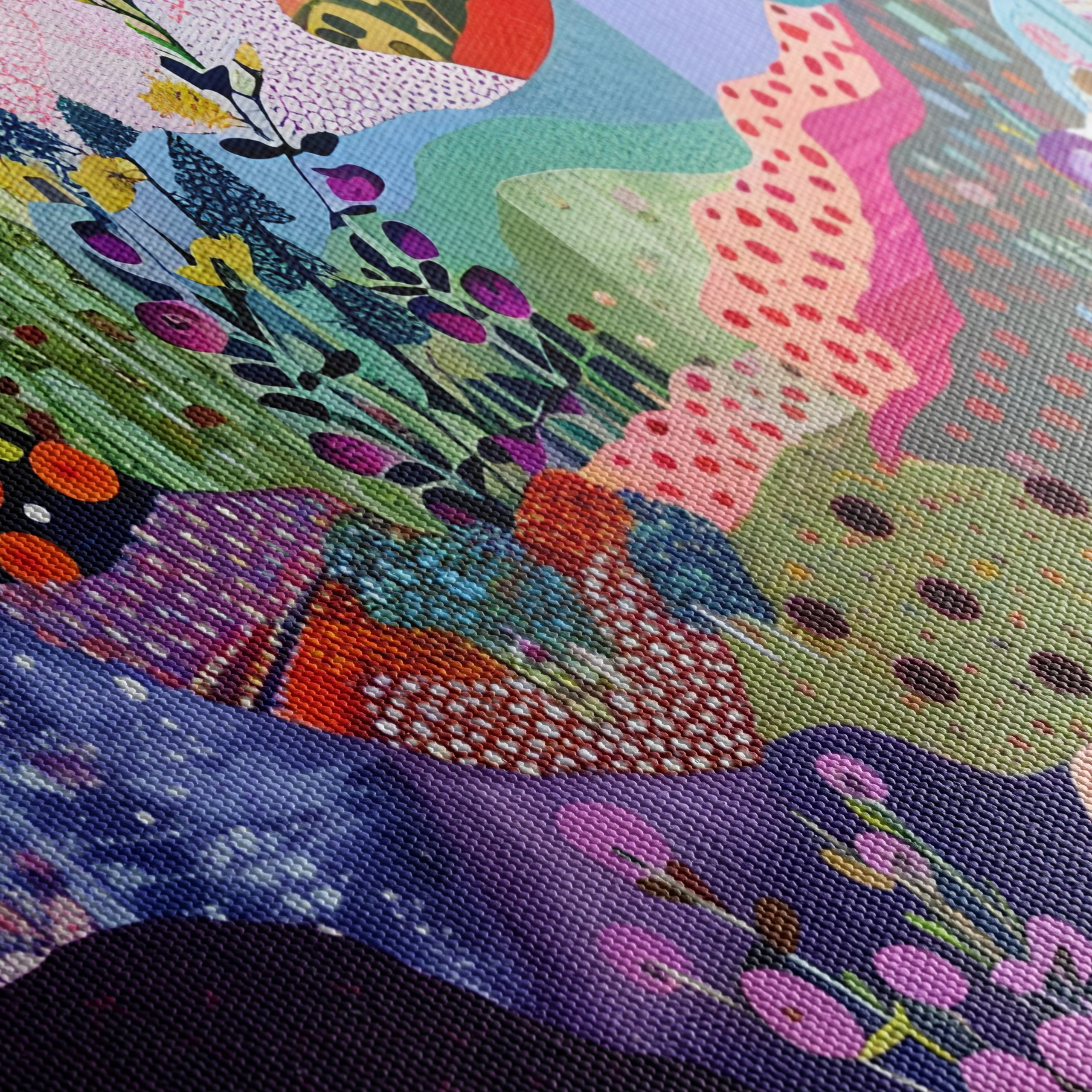 Colorful Abstract Landscape Art - Image 5