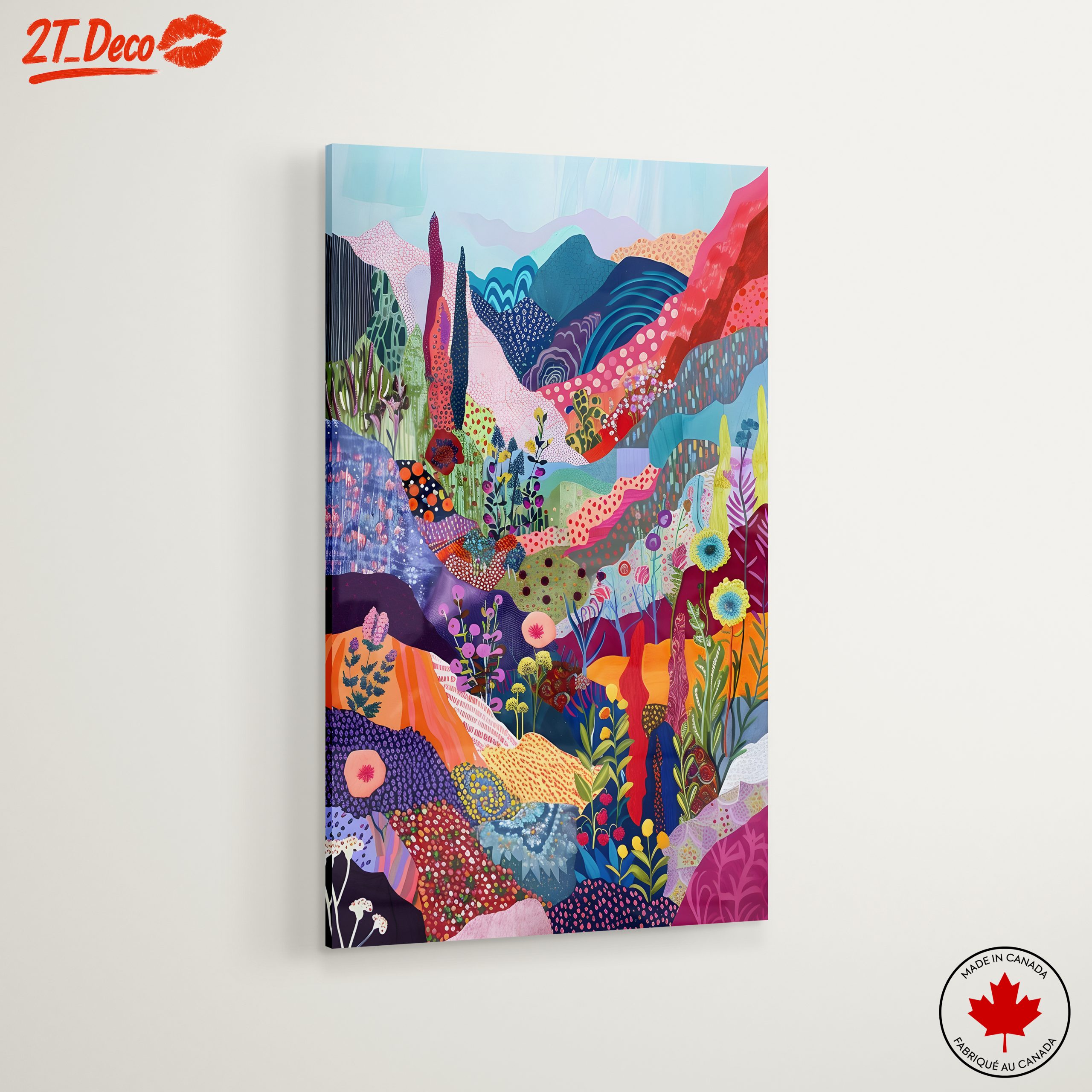 Colorful Abstract Landscape Art - Image 6