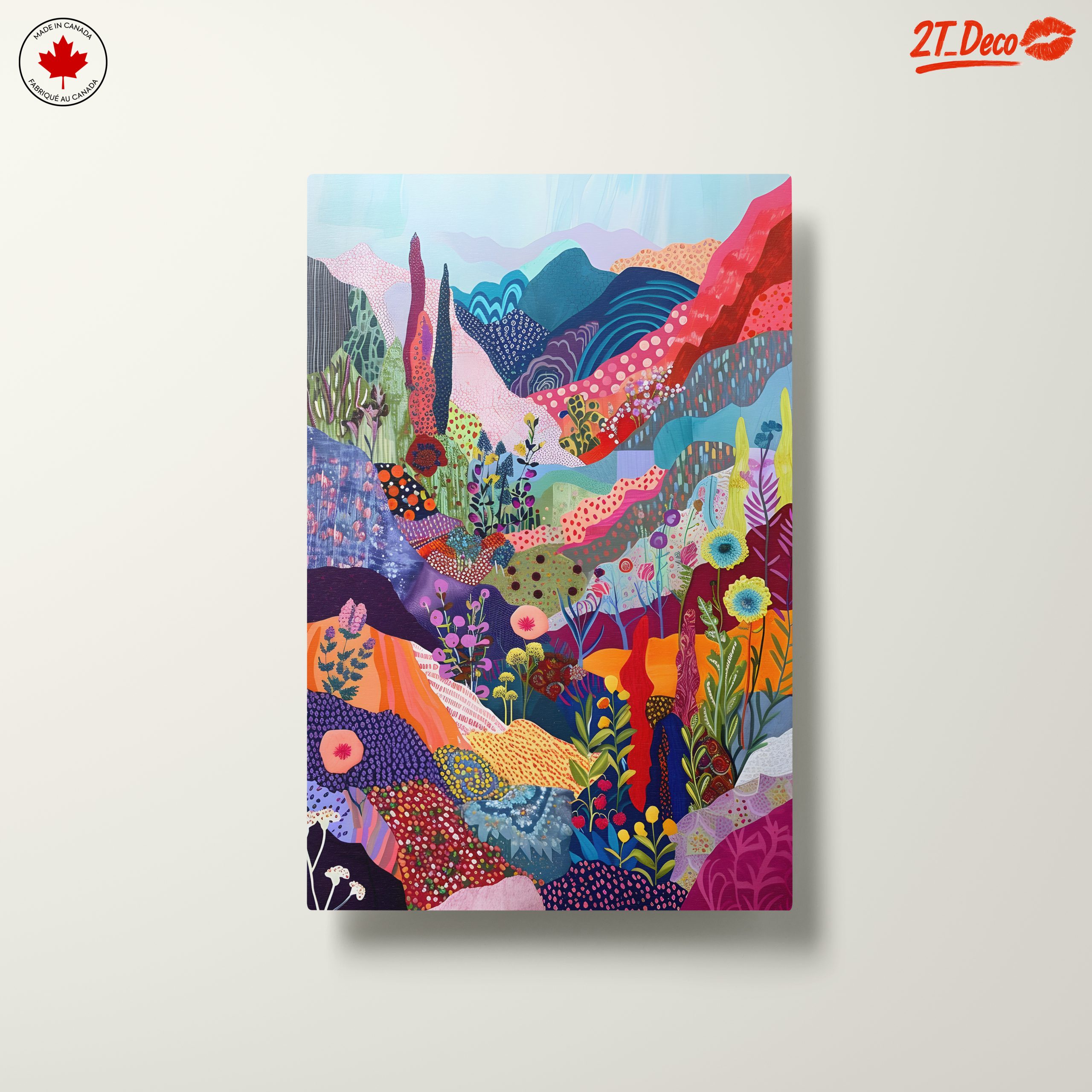 Colorful Abstract Landscape Art - Image 10
