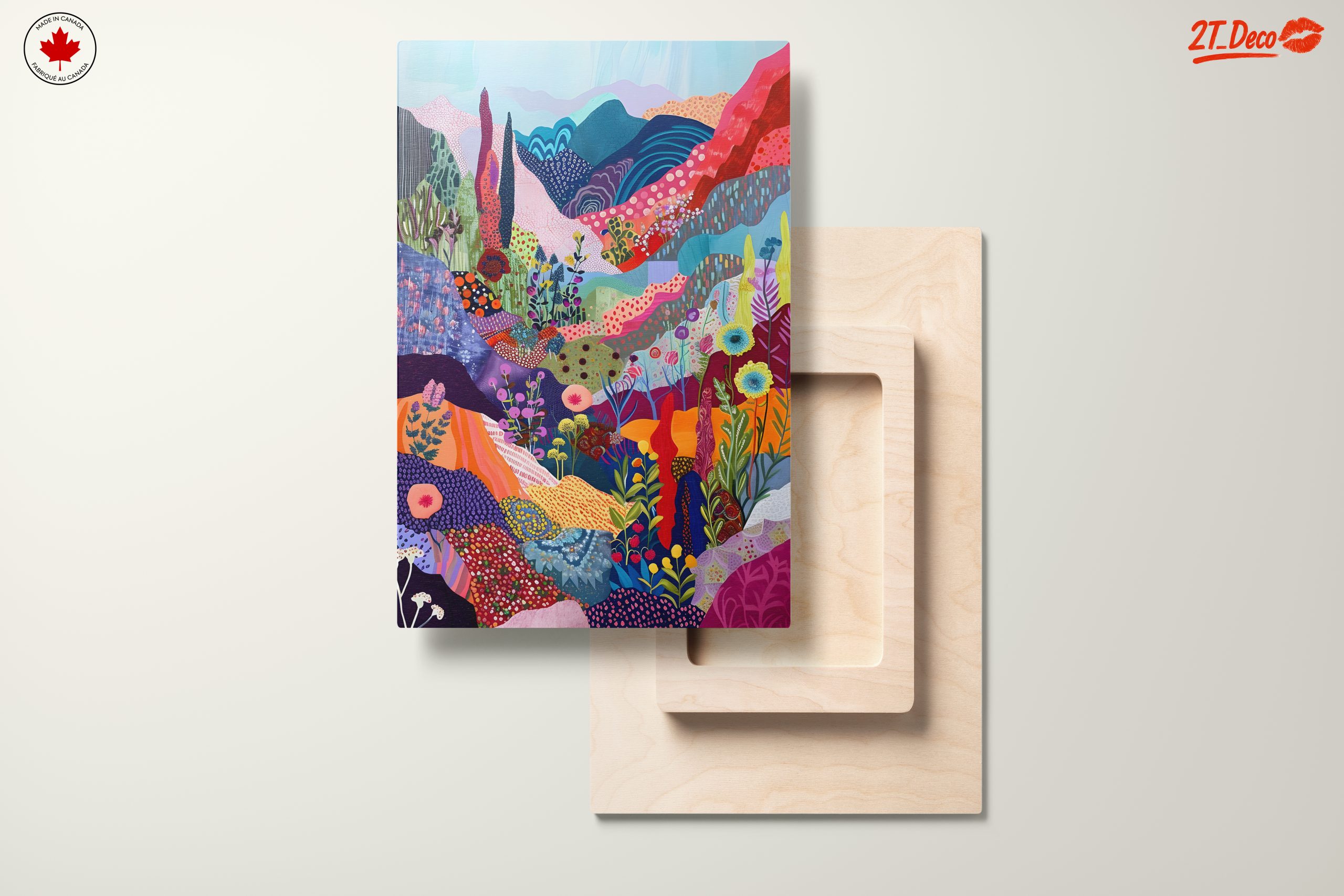 Colorful Abstract Landscape Art - Image 11