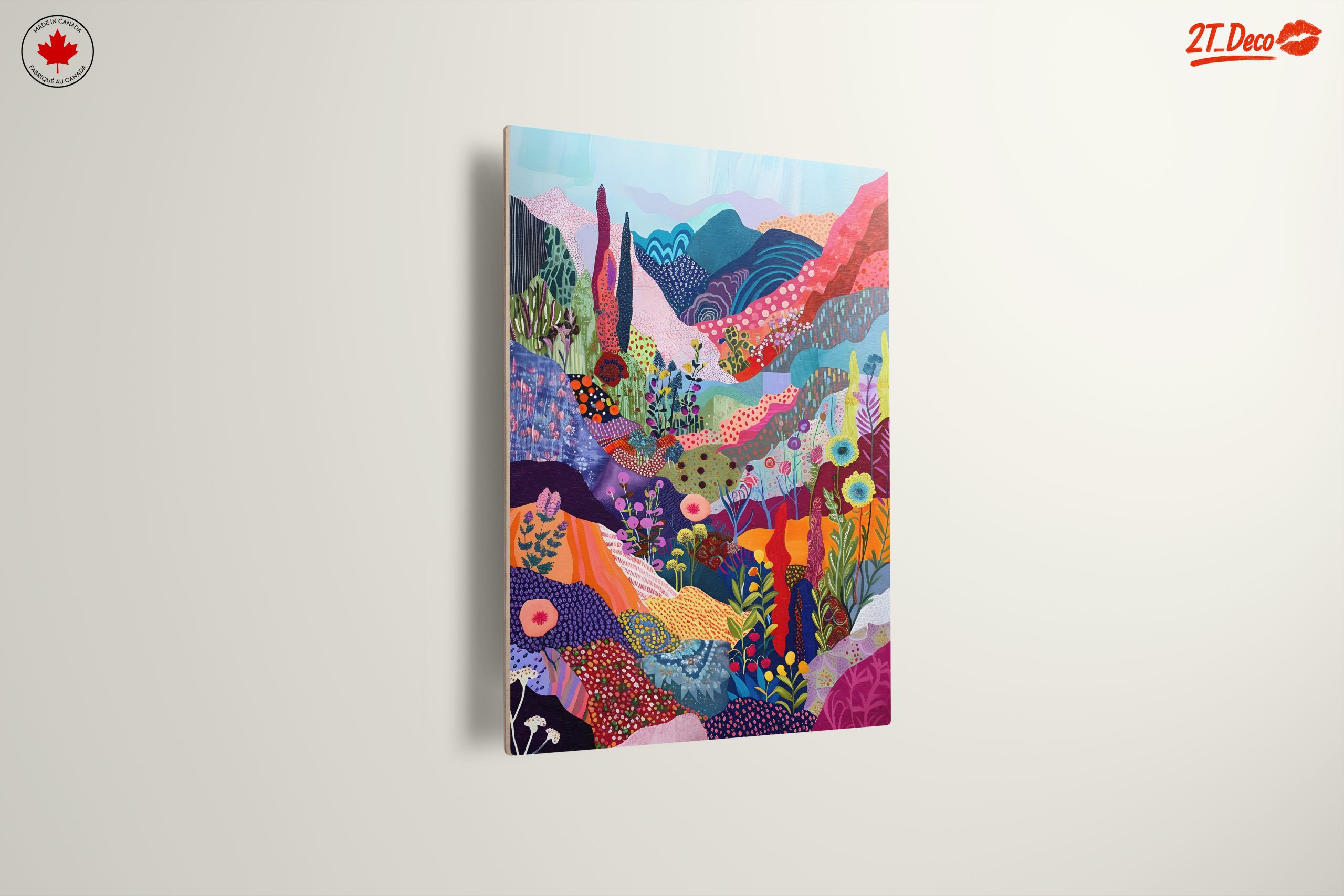 Colorful Abstract Landscape Art - Image 13