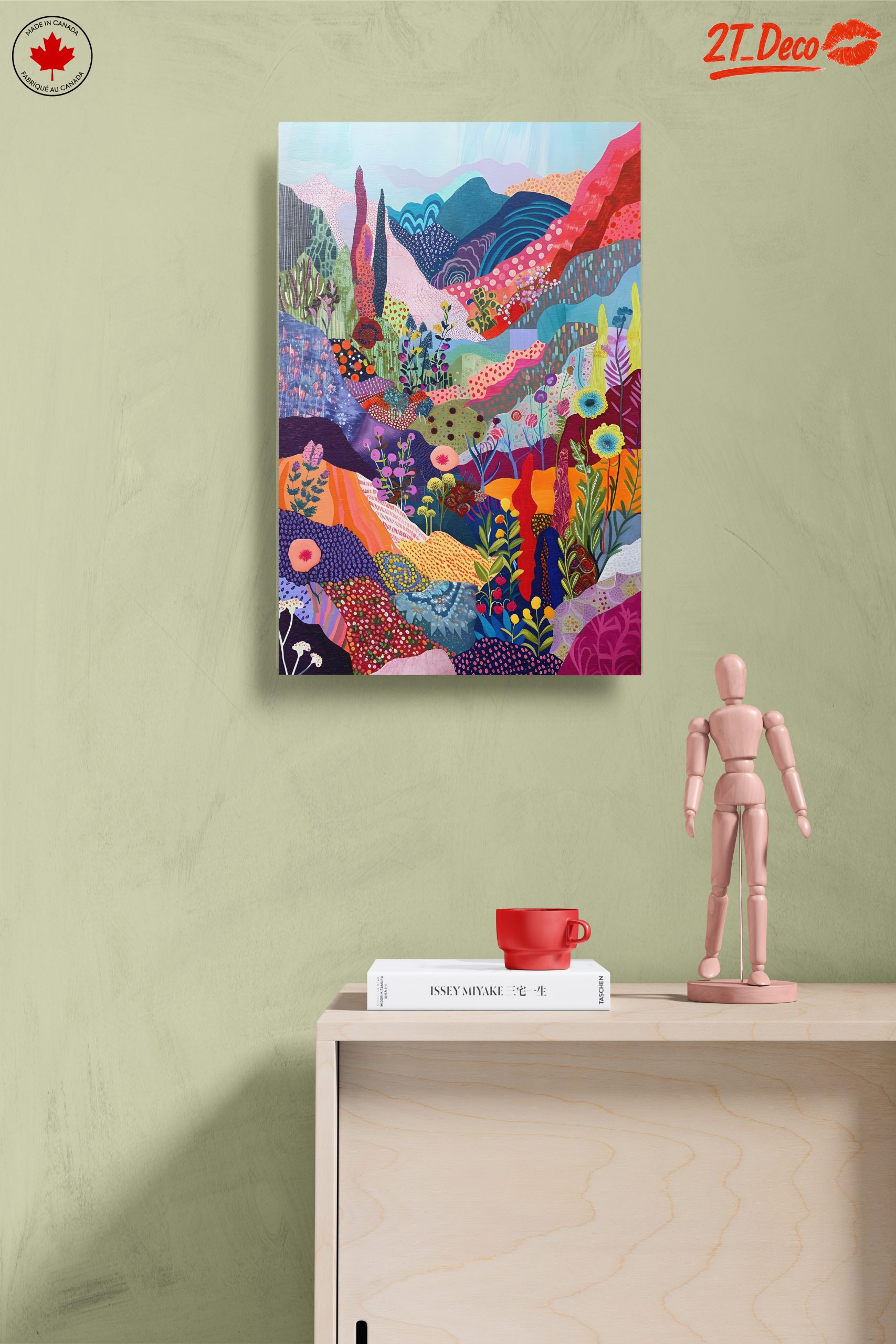 Colorful Abstract Landscape Art - Image 14