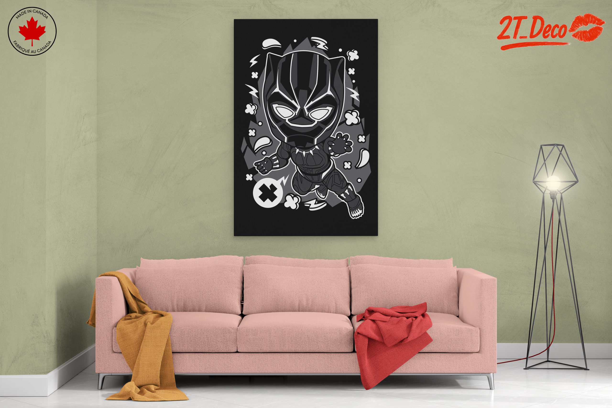 Cute Black Panther Character Art - Image 2