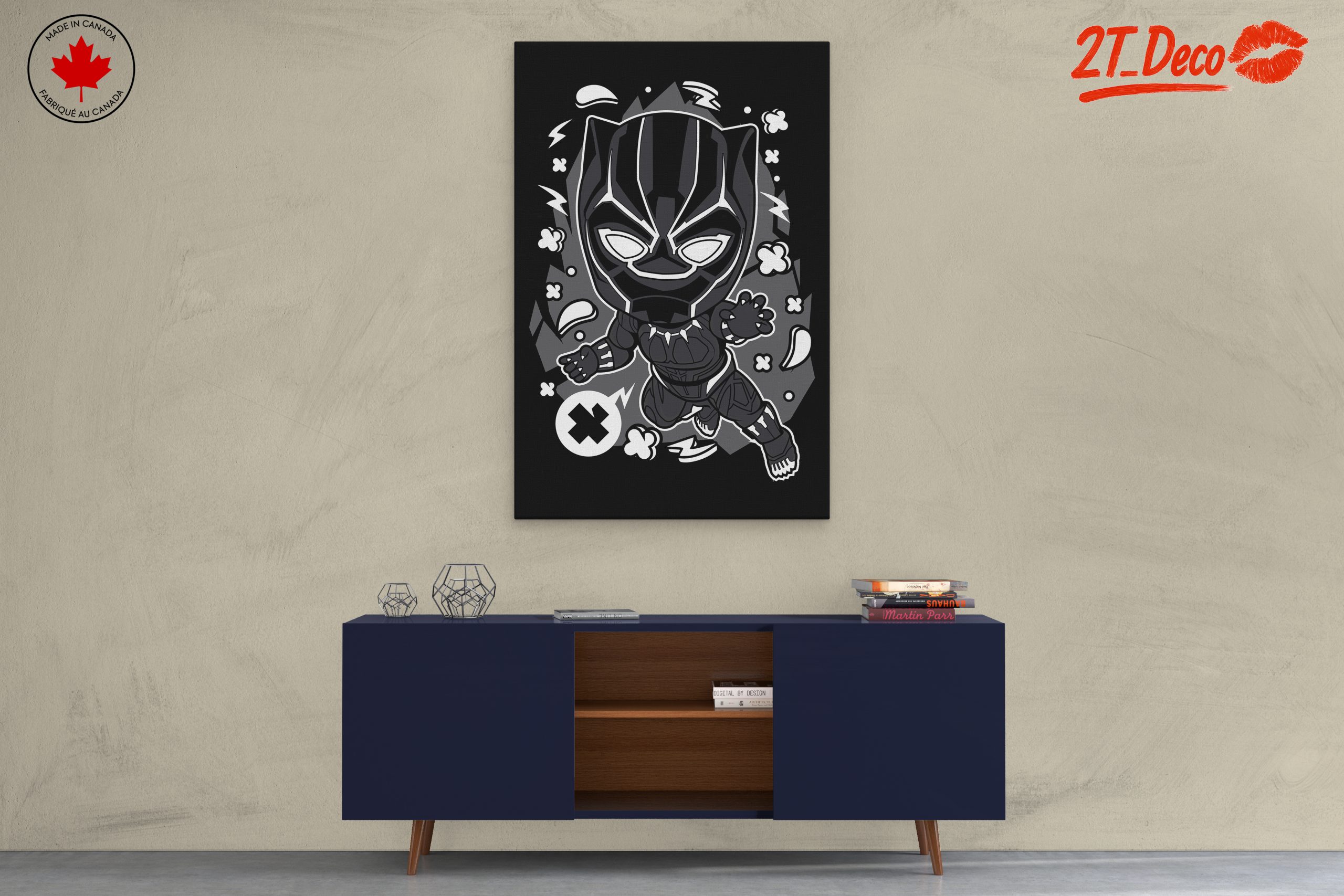 Cute Black Panther Character Art - Image 3