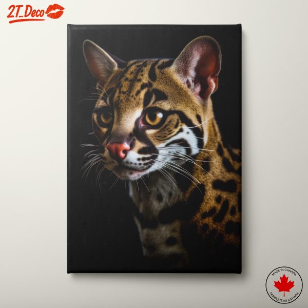 Close-Up Portrait of an Ocelot
