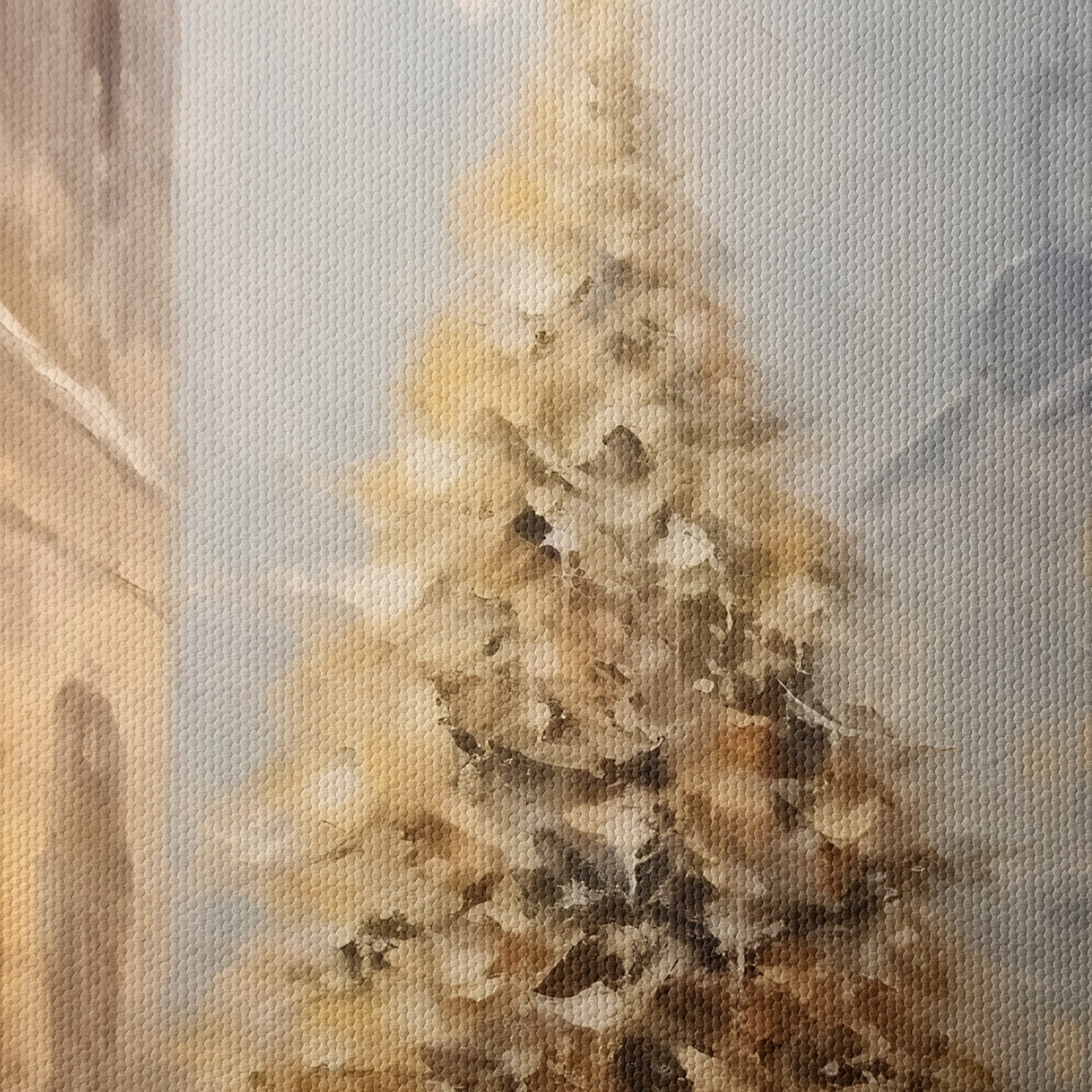 Illuminated Christmas Tree in Snowy Scene - Image 4