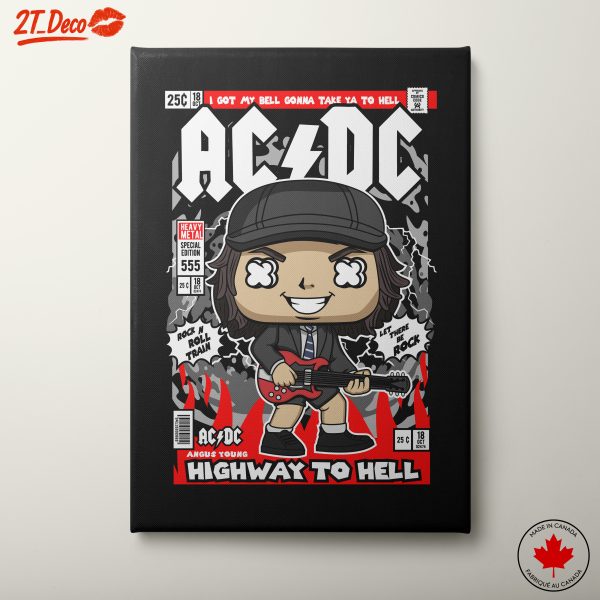 Angus Young Illustration from AC/DC