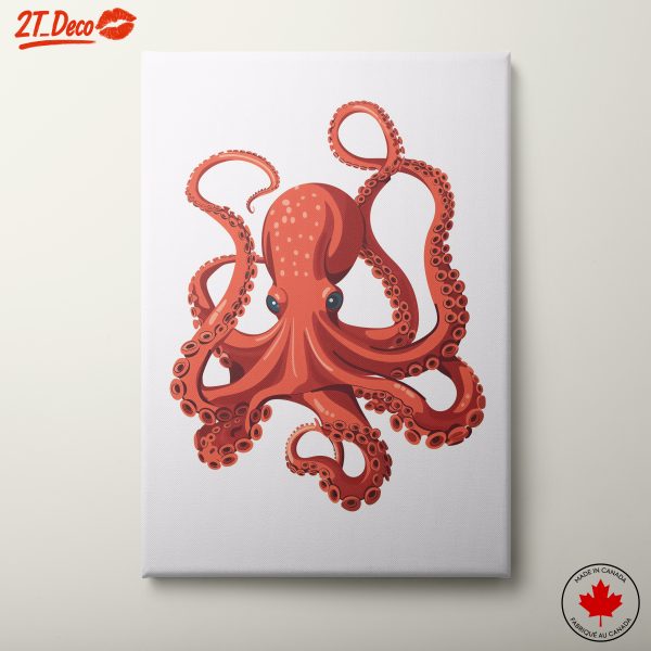 Vibrant Stylized Octopus Artwork