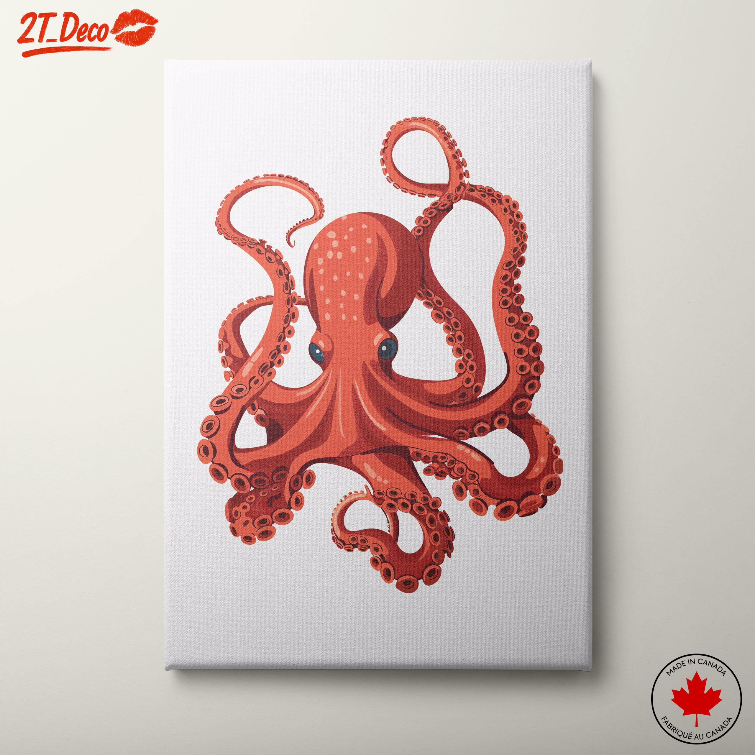 Vibrant Stylized Octopus Artwork