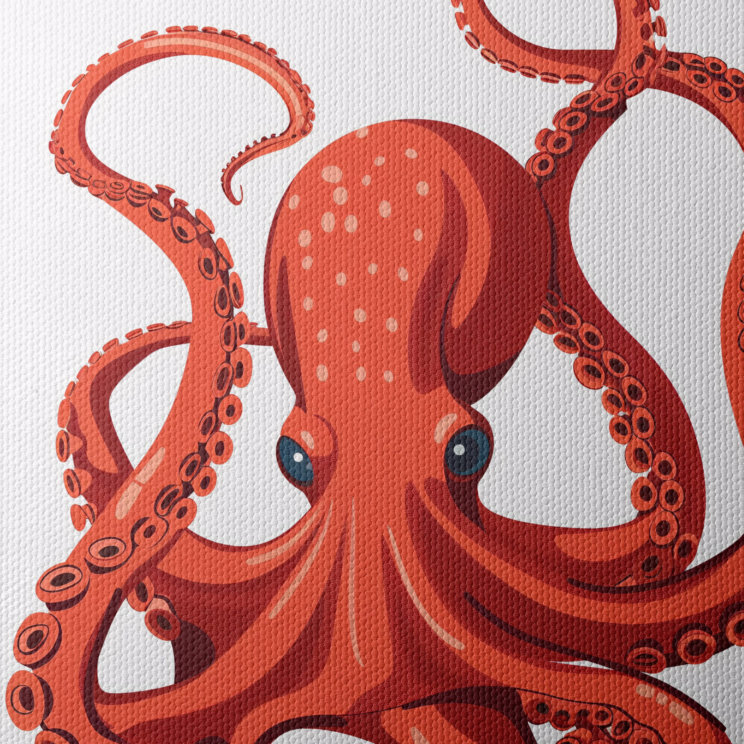 Vibrant Stylized Octopus Artwork - Image 4