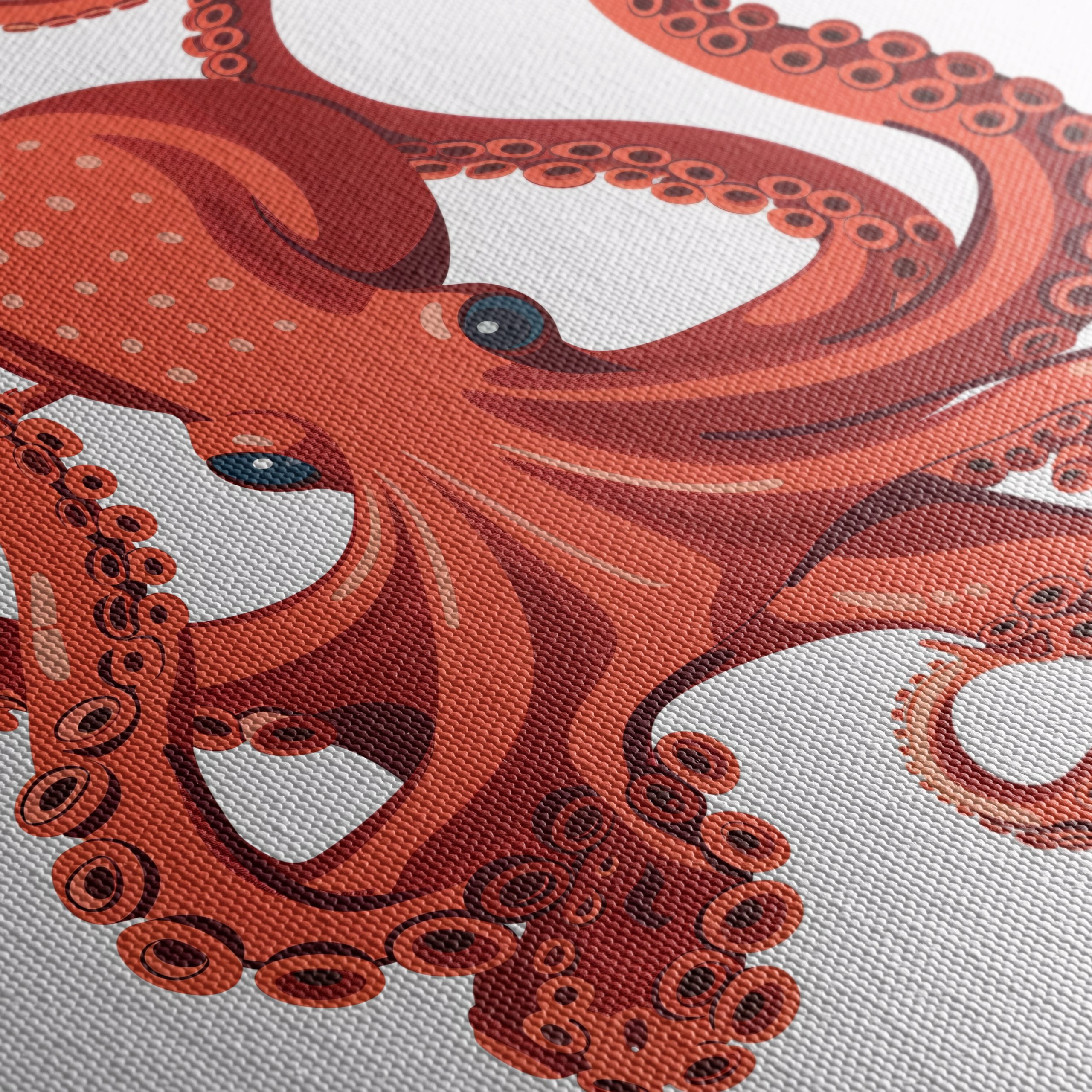 Vibrant Stylized Octopus Artwork - Image 5
