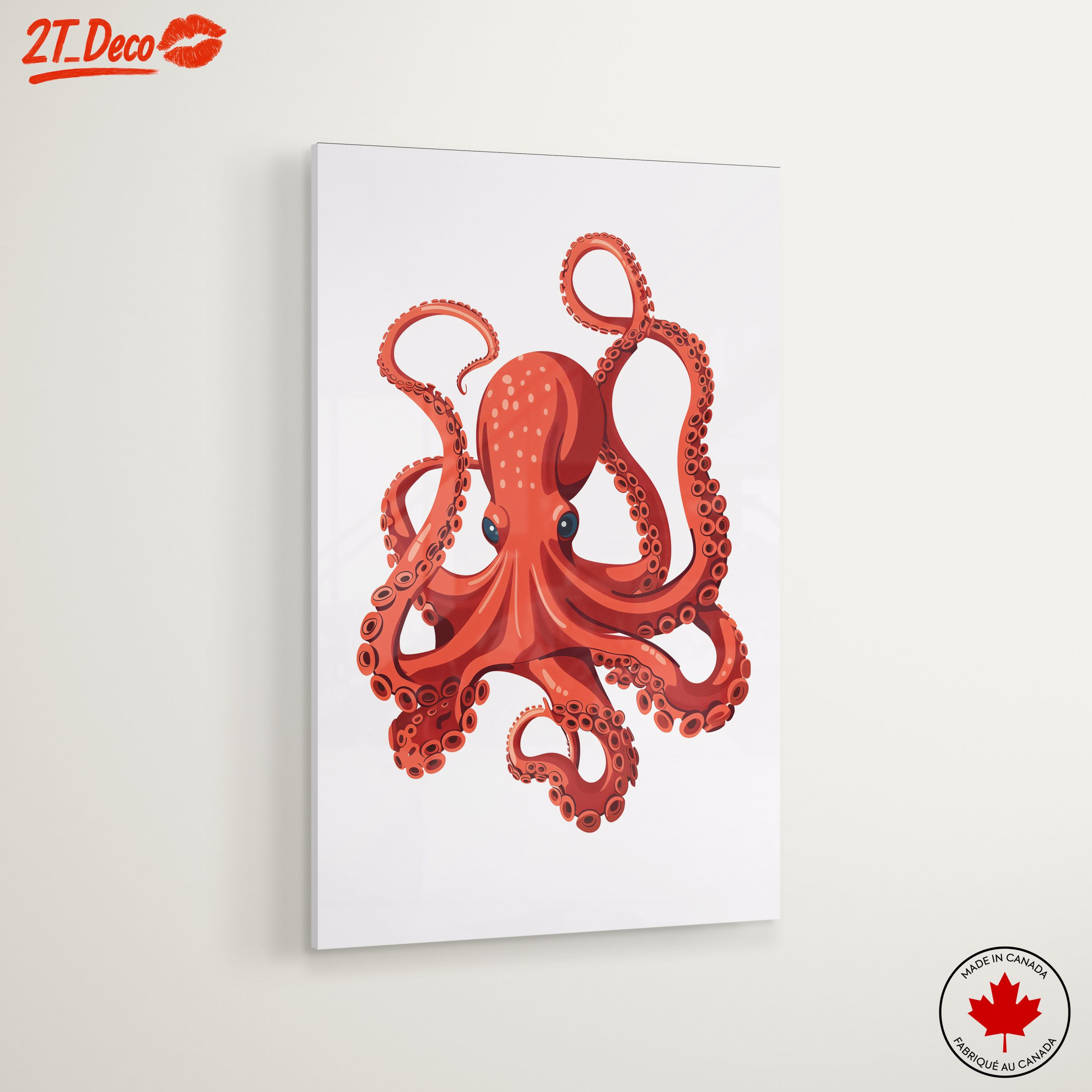 Vibrant Stylized Octopus Artwork - Image 6