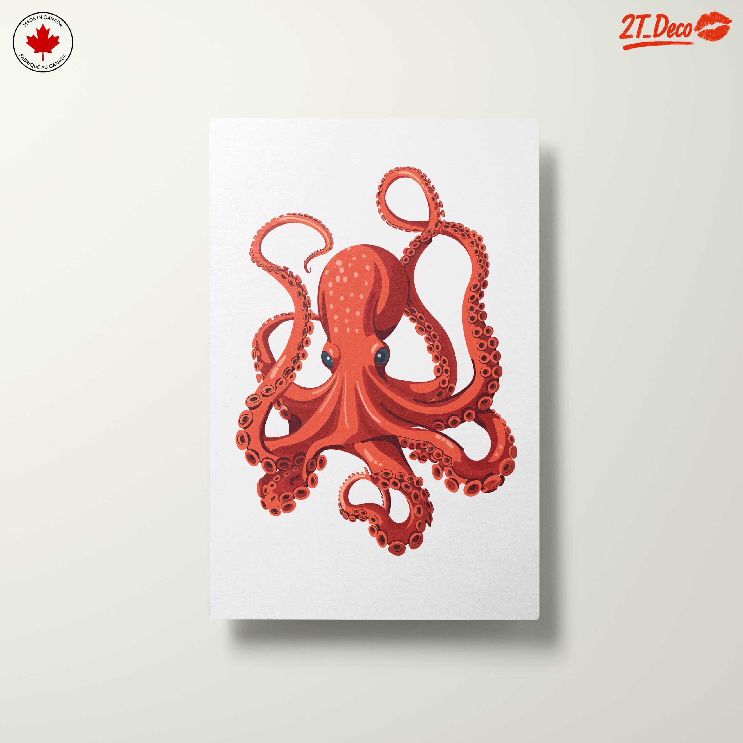 Vibrant Stylized Octopus Artwork - Image 10