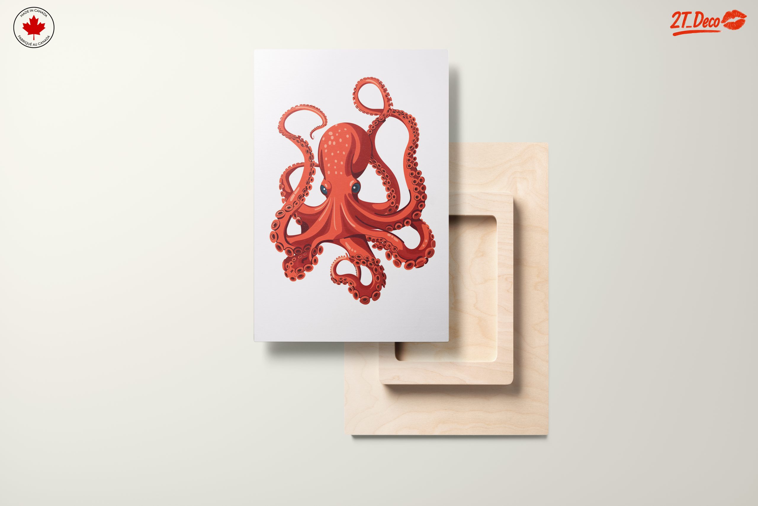 Vibrant Stylized Octopus Artwork - Image 11