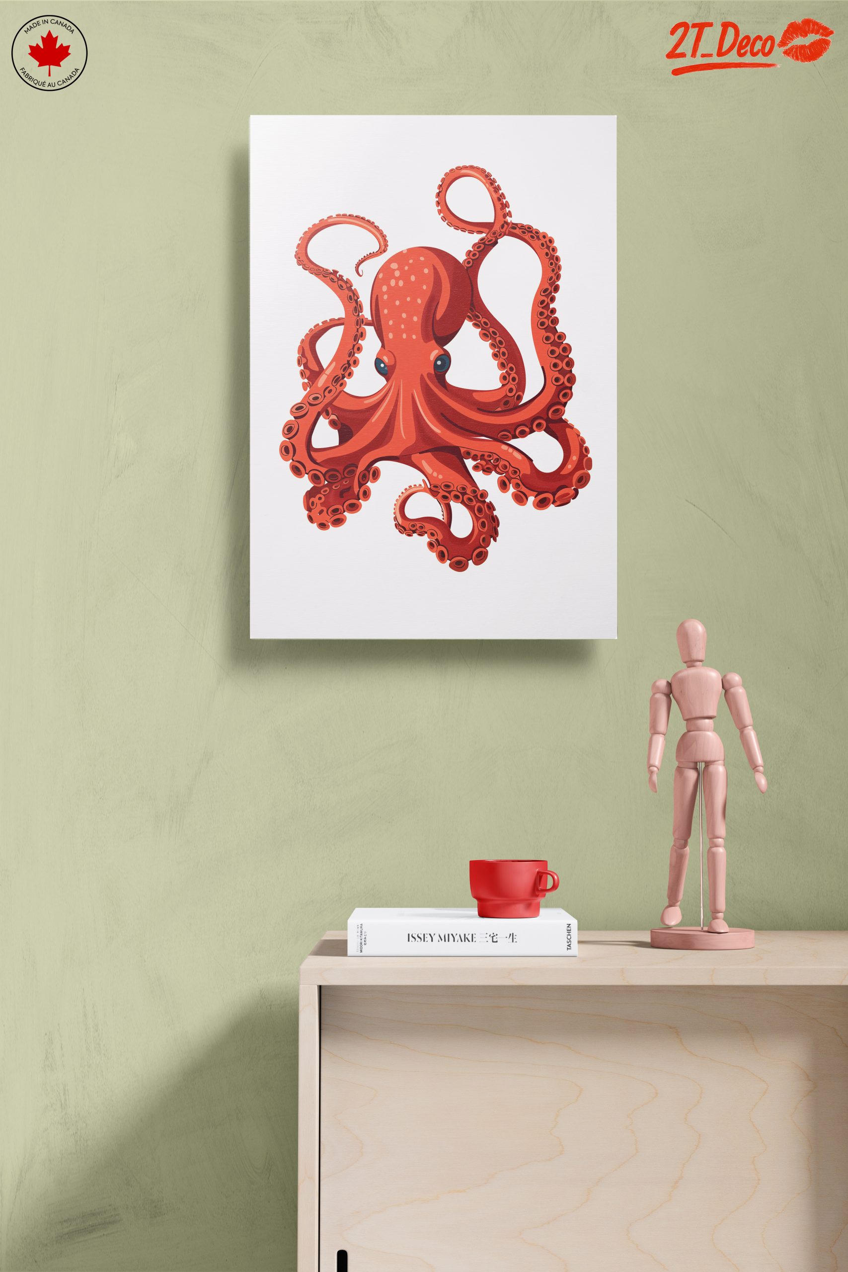 Vibrant Stylized Octopus Artwork - Image 14