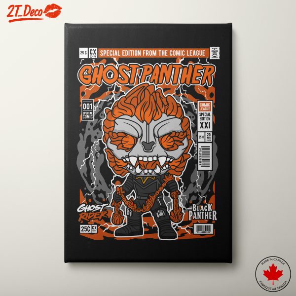 Ghost Panther Comic Character Art