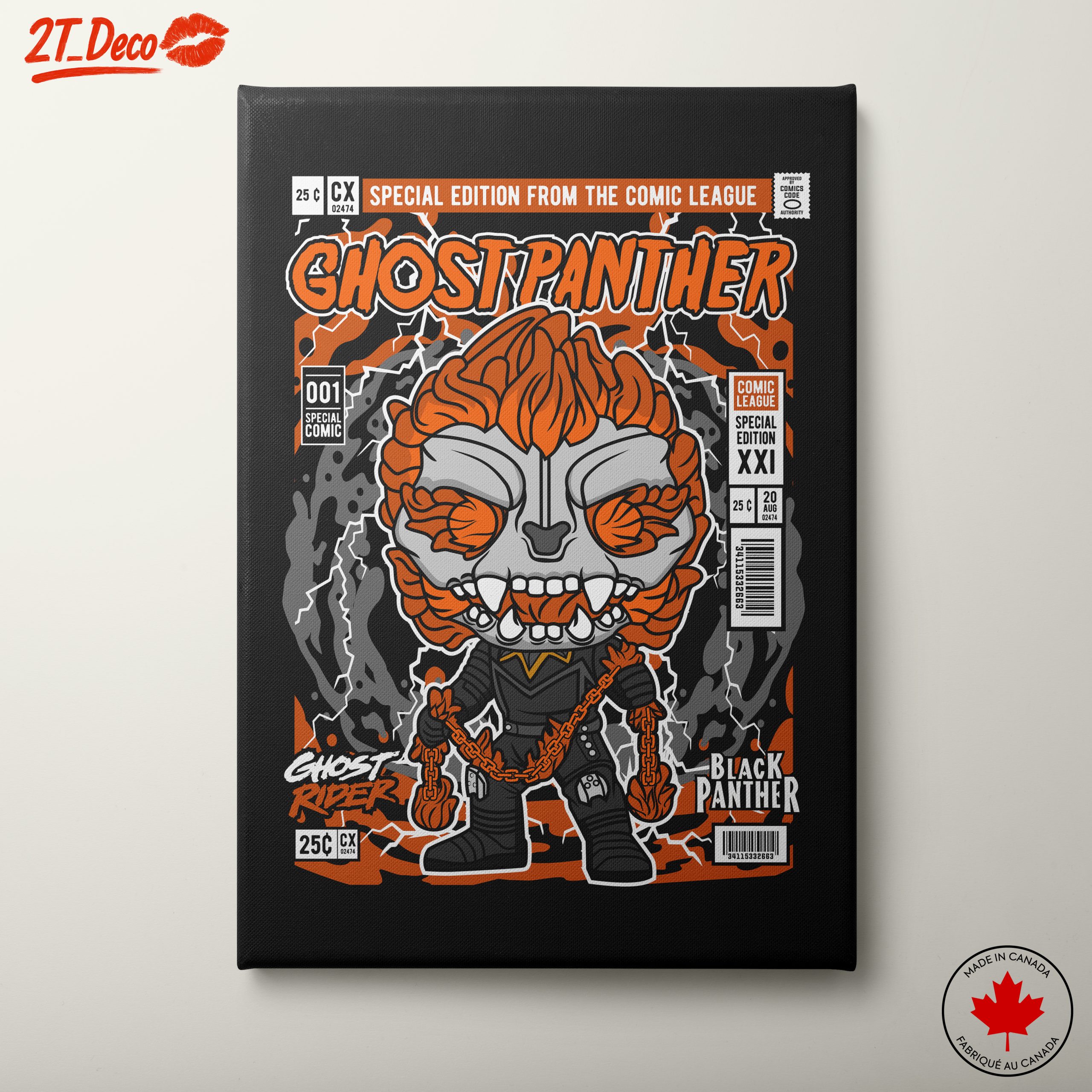 Ghost Panther Comic Character Art