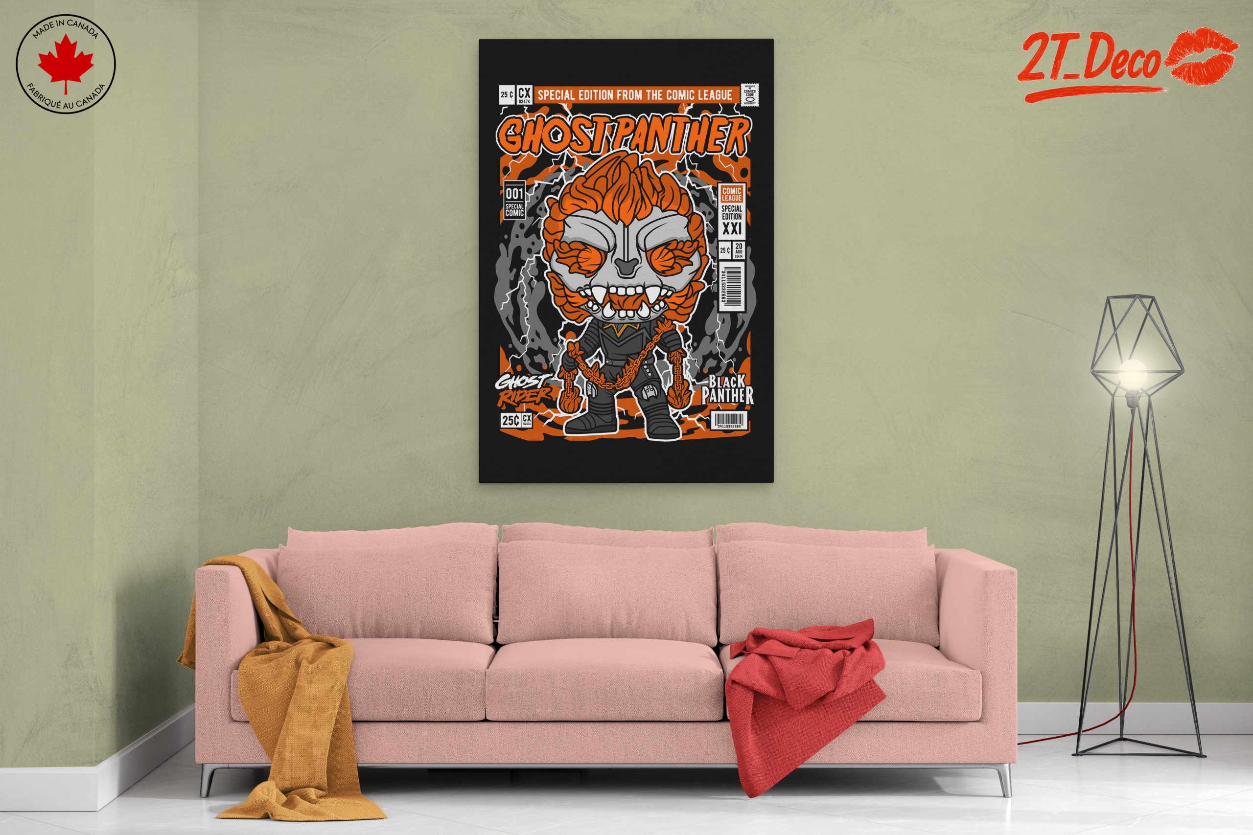 Ghost Panther Comic Character Art - Image 2