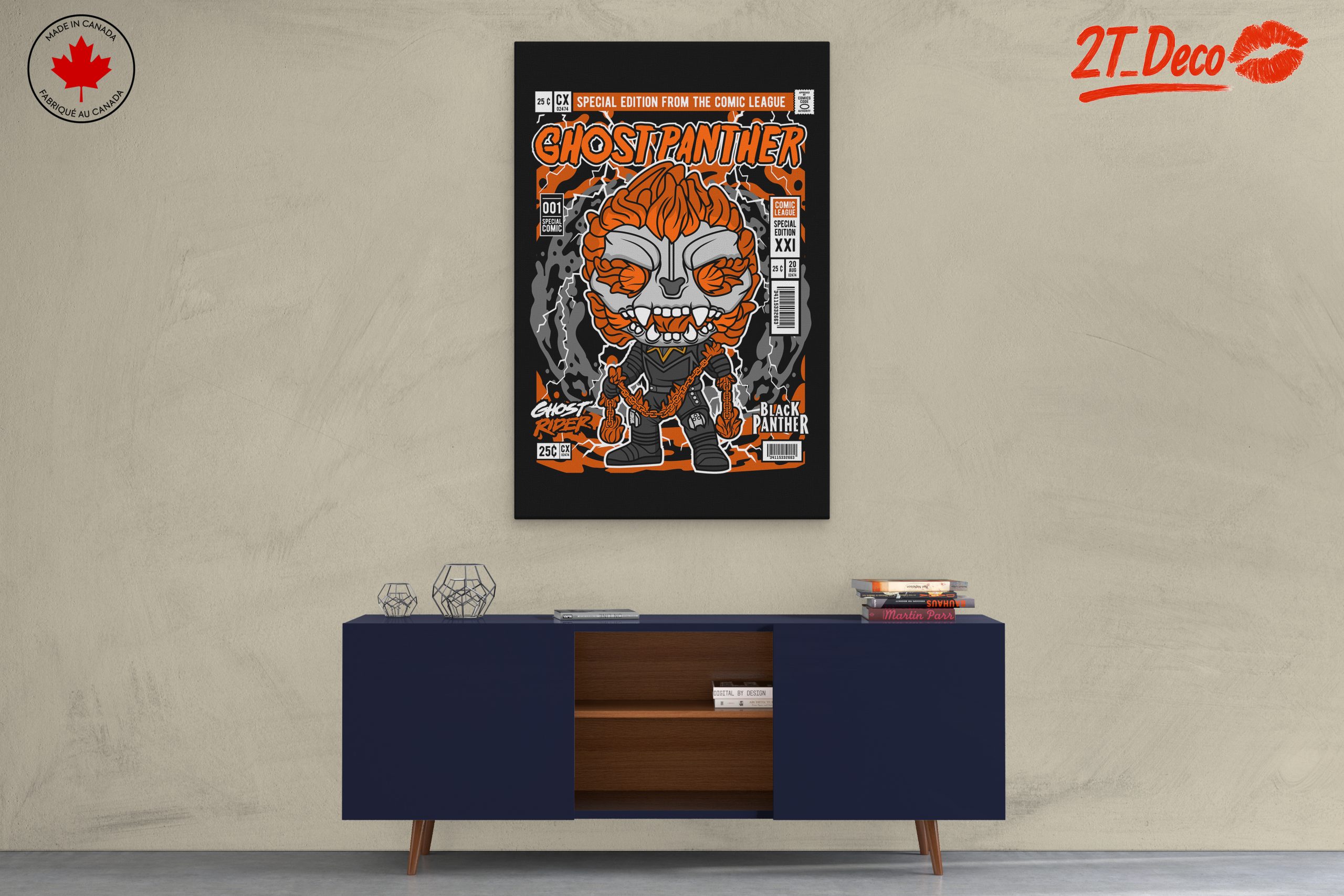 Ghost Panther Comic Character Art - Image 3