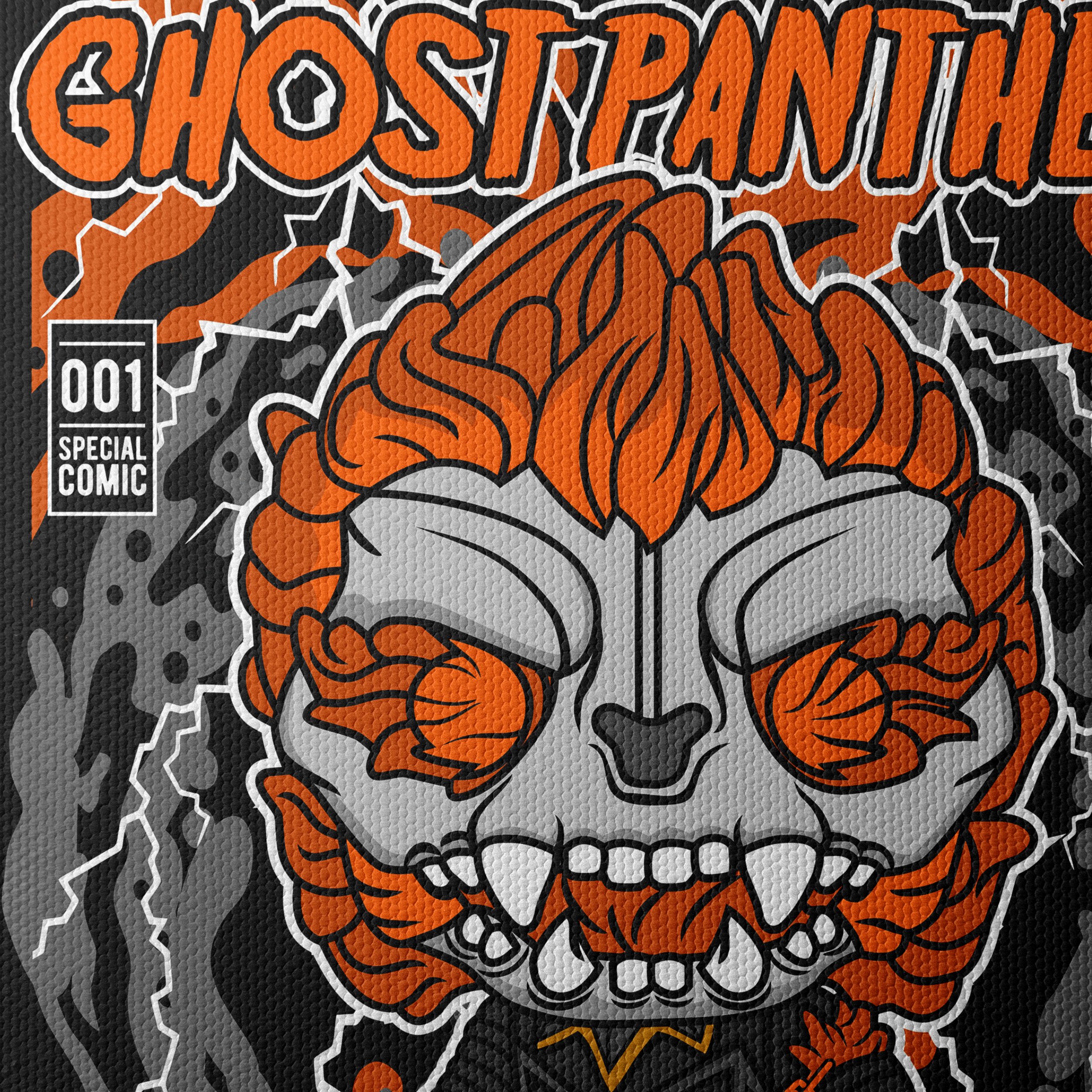 Ghost Panther Comic Character Art - Image 4