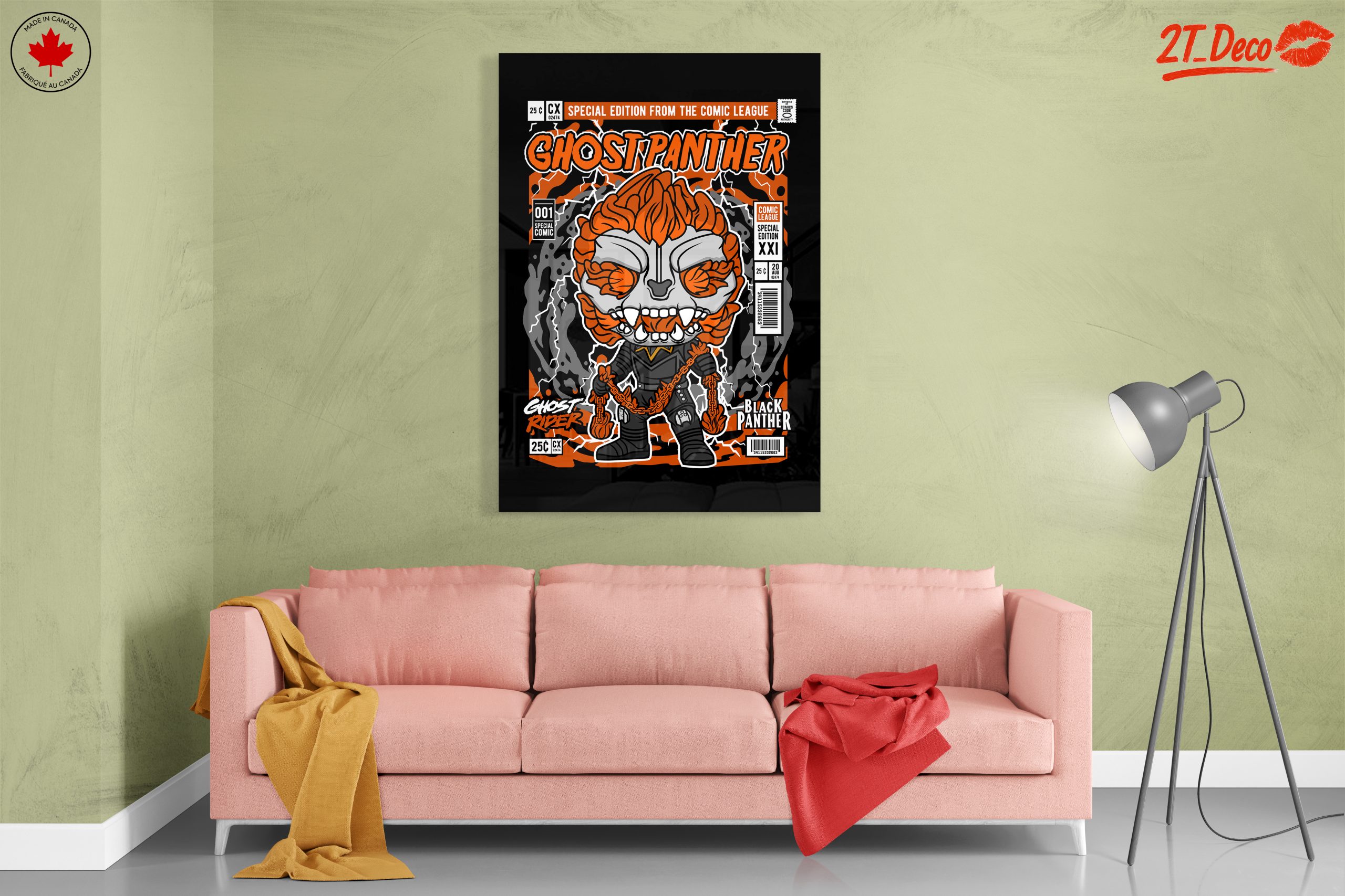 Ghost Panther Comic Character Art - Image 7