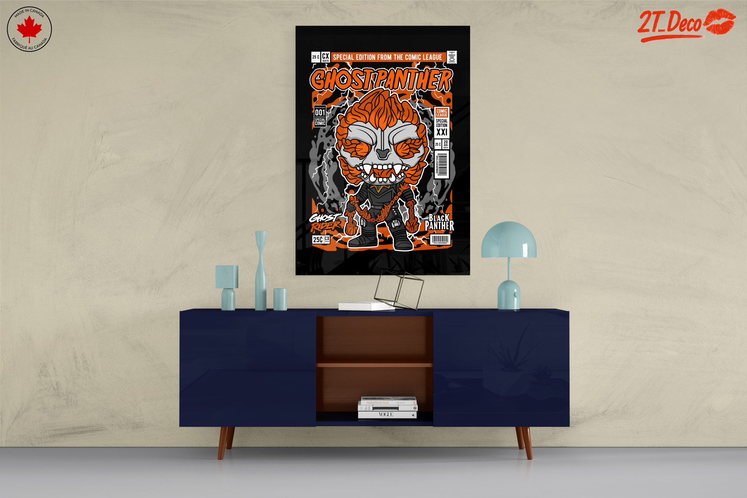 Ghost Panther Comic Character Art - Image 8