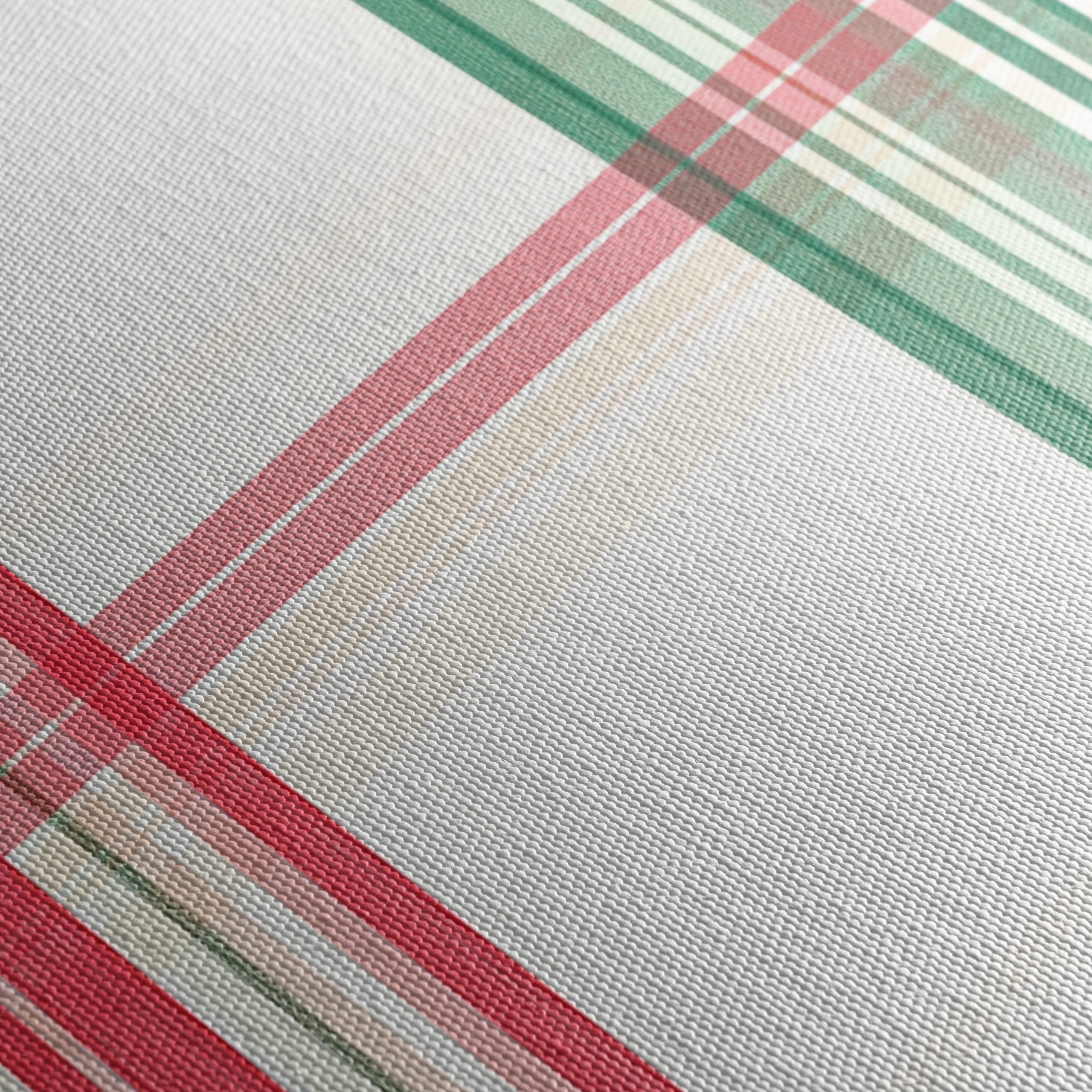 Festive Plaid Pattern Art - Image 5