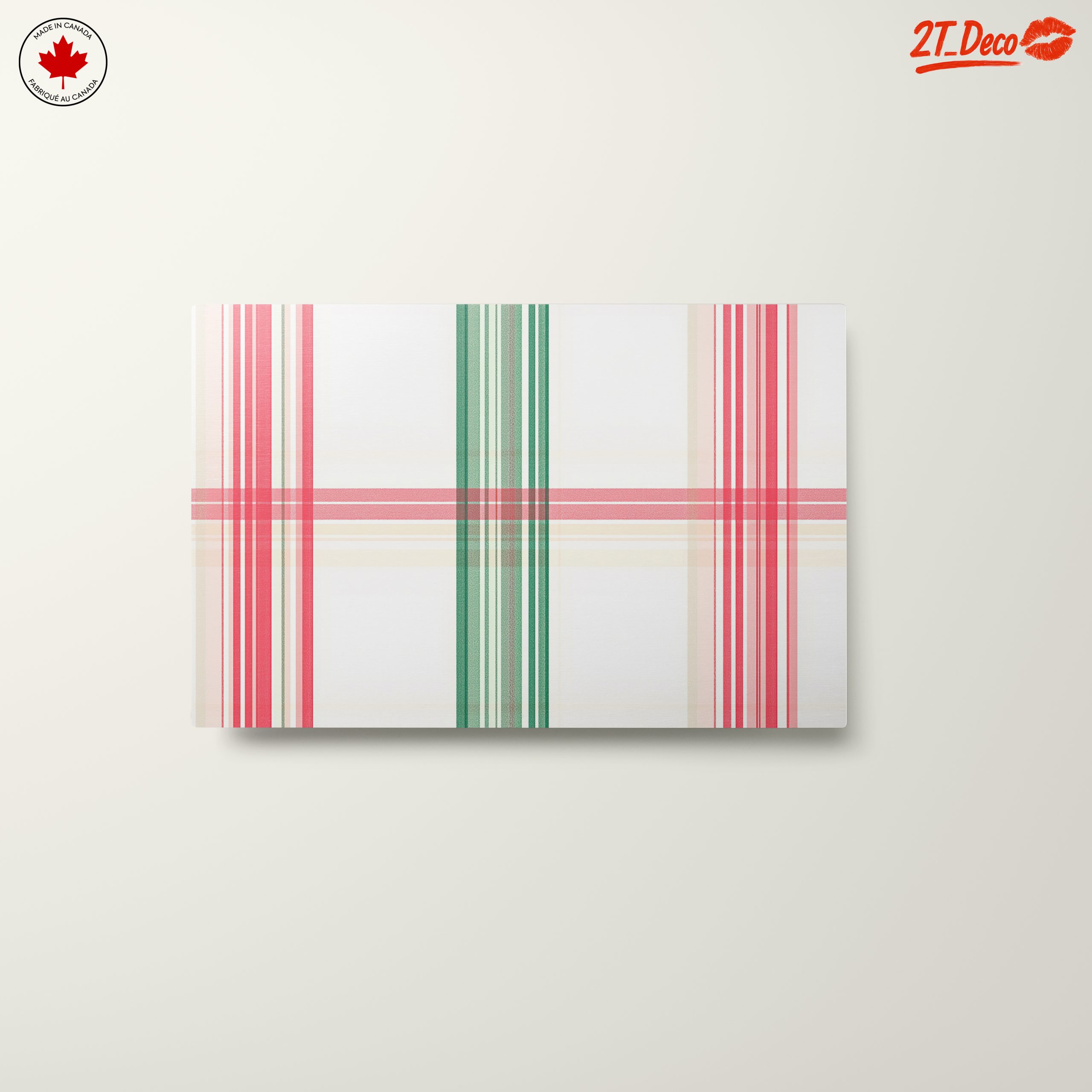 Festive Plaid Pattern Art - Image 10
