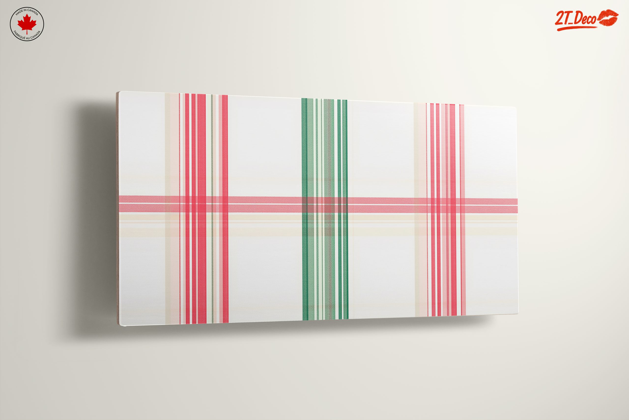 Festive Plaid Pattern Art - Image 13
