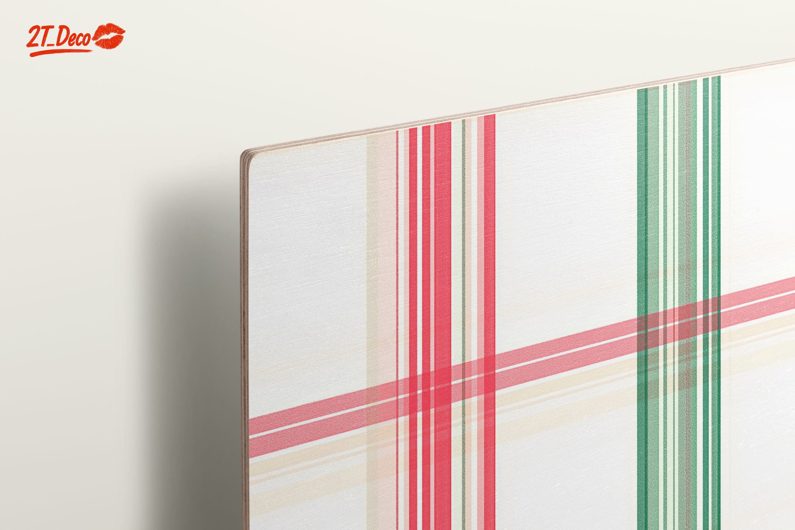 Festive Plaid Pattern Art - Image 15