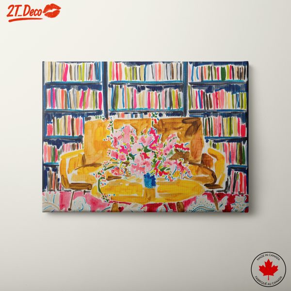 Colorful Abstract Living Room Artwork