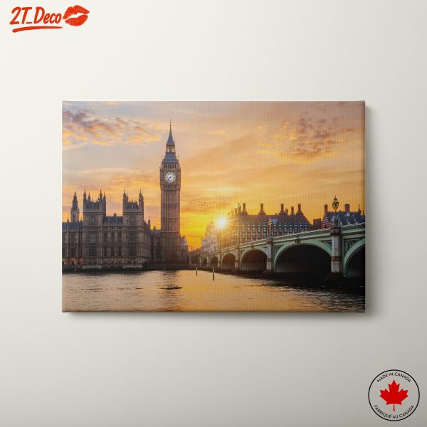 Sunset Over London Cityscape