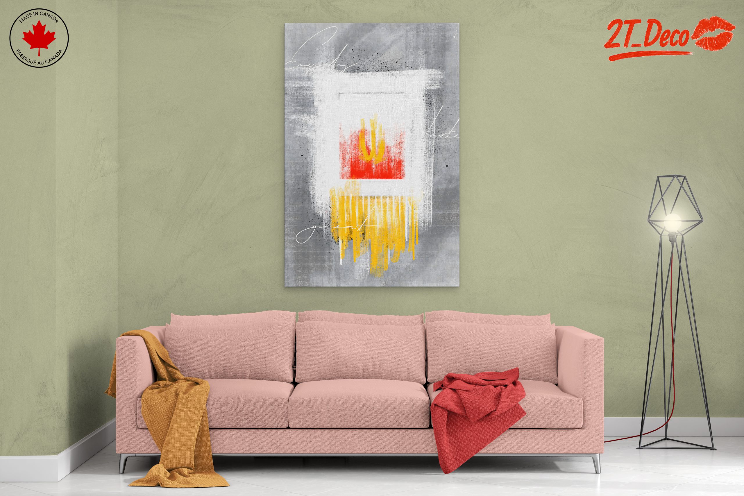 Abstract Food Art with Bold Colors and Textures - Image 2