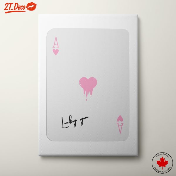 Lucky You Playing Card Art 2