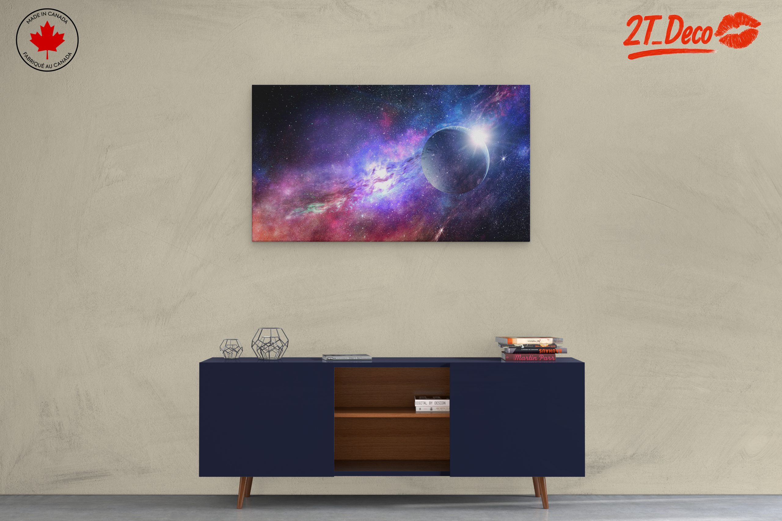 Vibrant Cosmic Art for Space Lovers - Image 3
