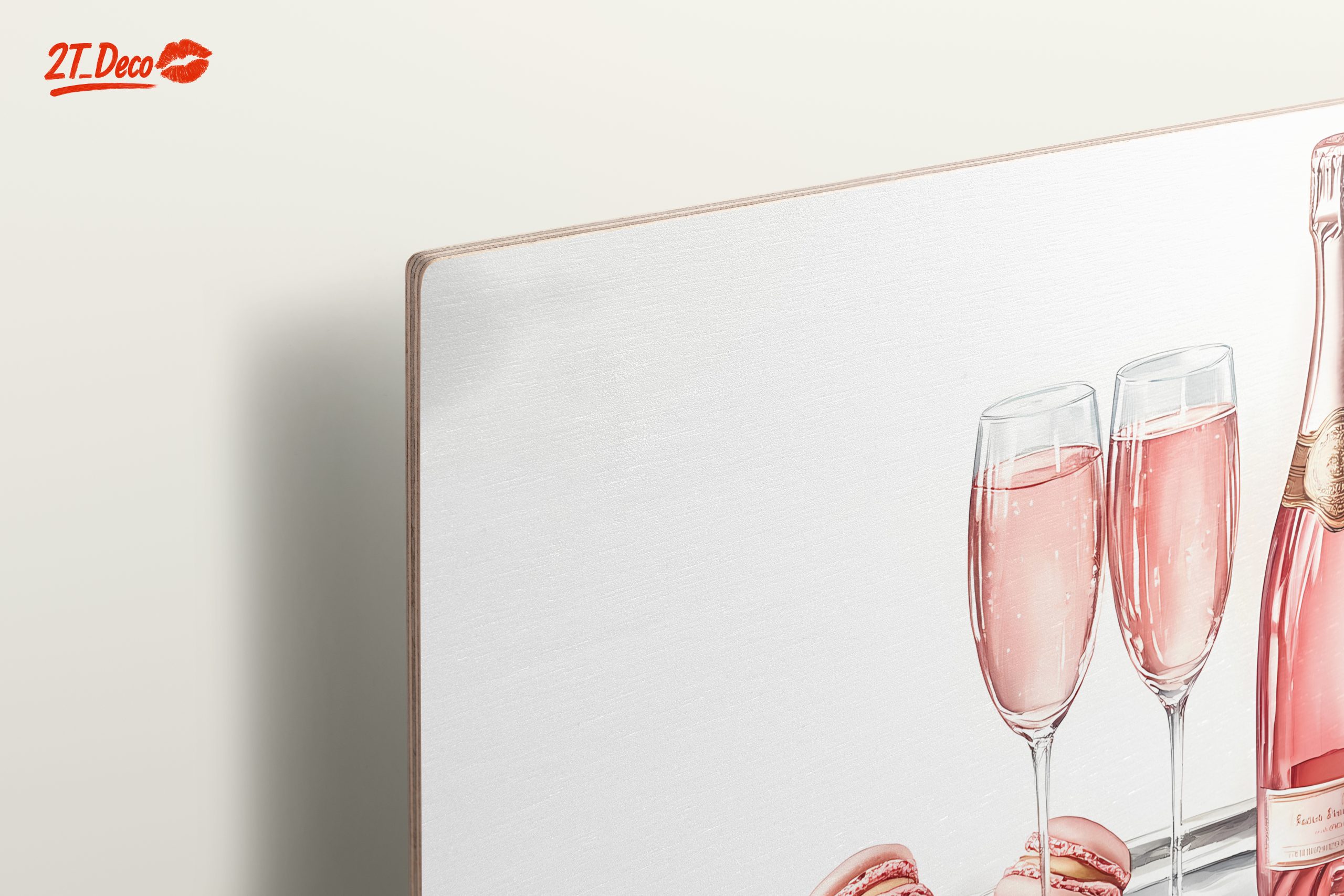Elegant Rose Wine with Sweet Treats - Image 15
