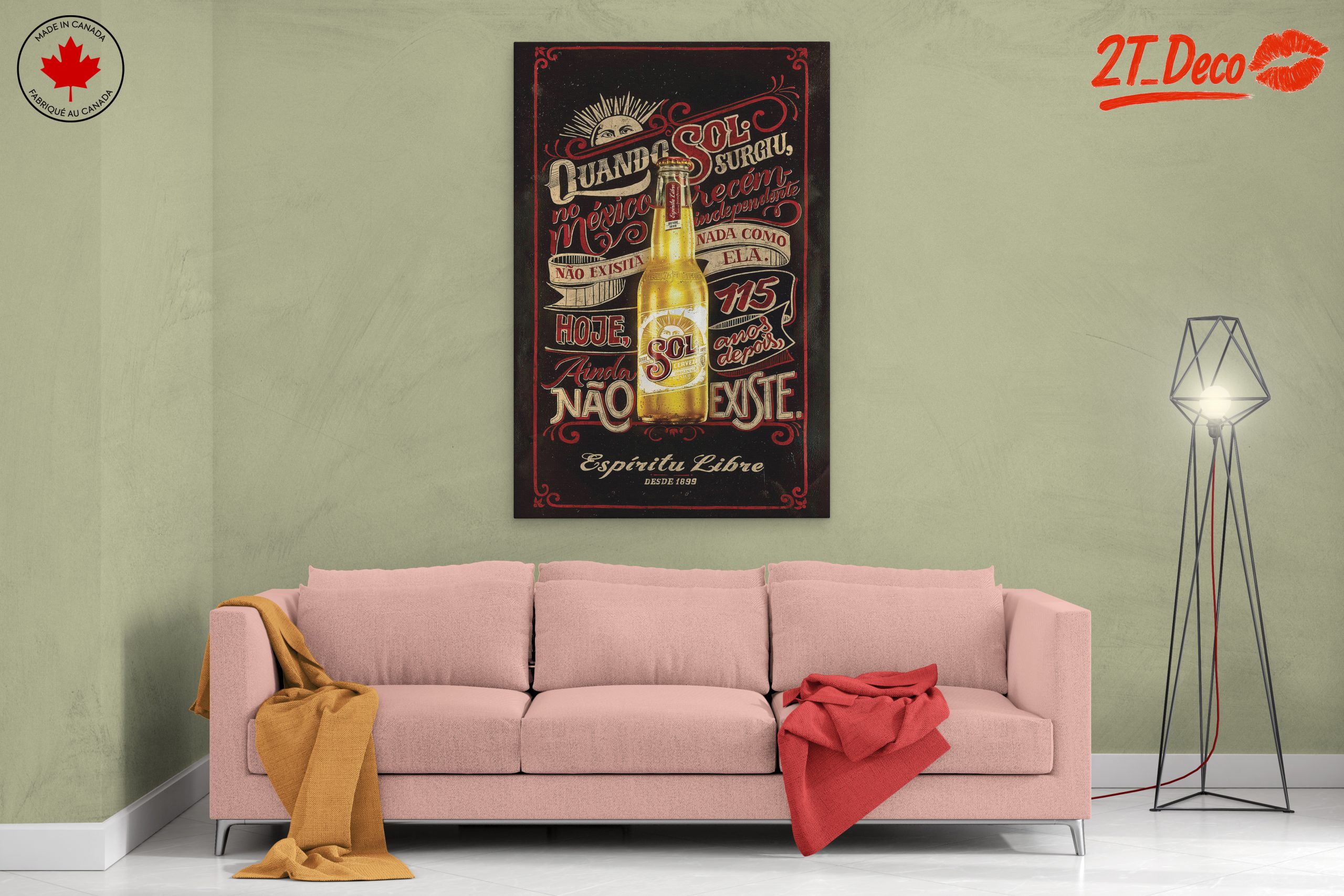 Vintage Sol Beer Advertisement Art - Image 2
