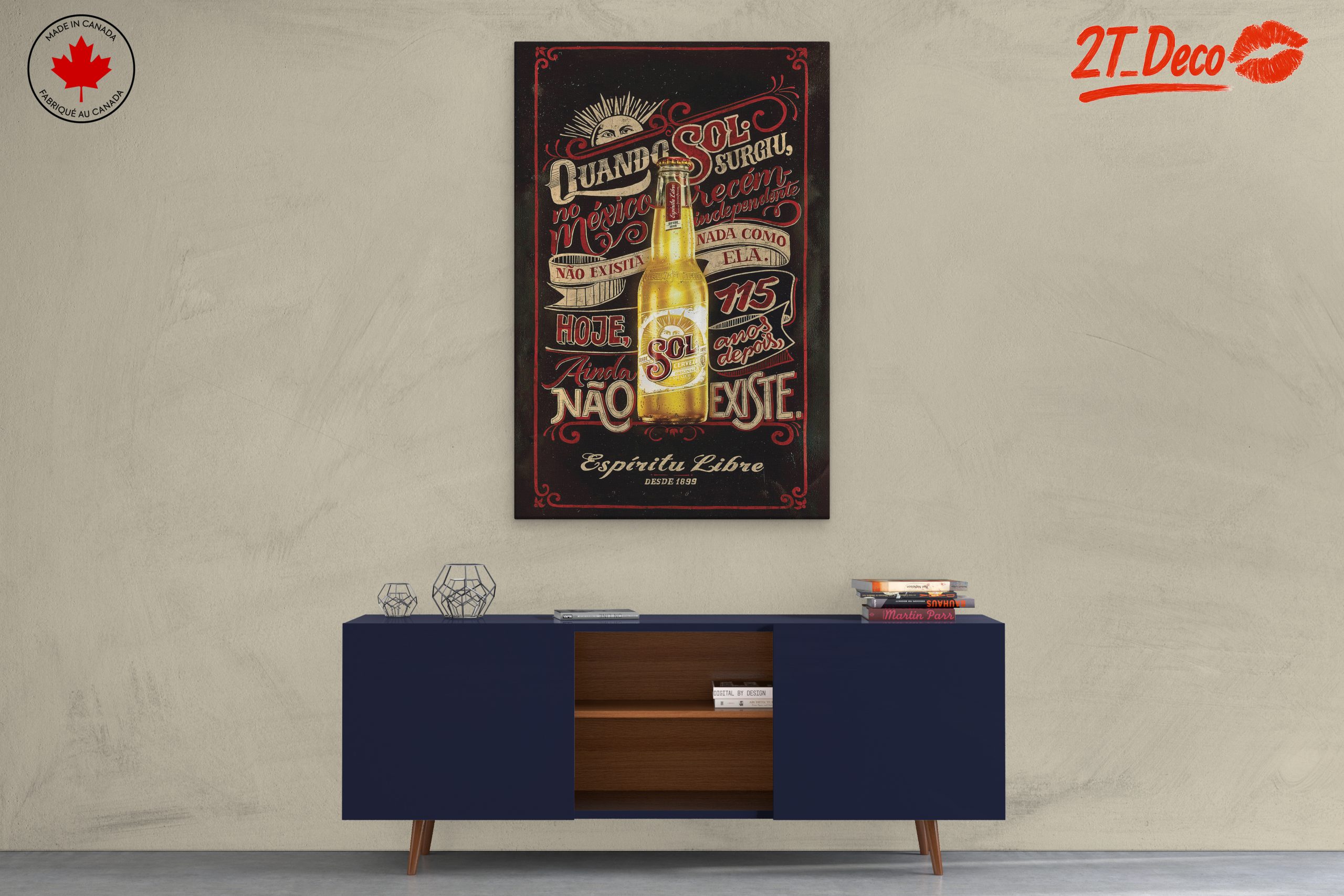 Vintage Sol Beer Advertisement Art - Image 3