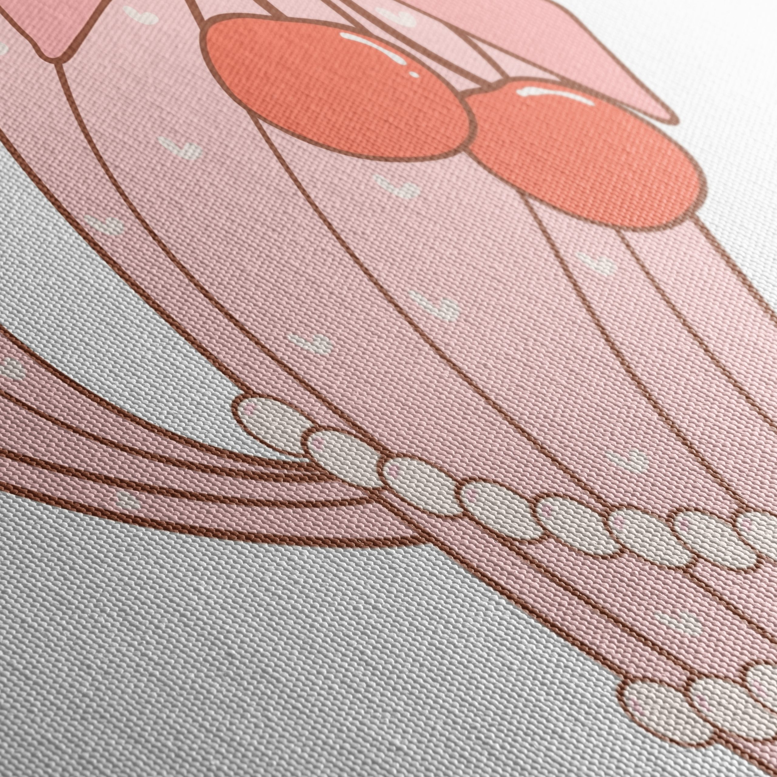 Whimsical Pink Cactus Illustration - Image 5