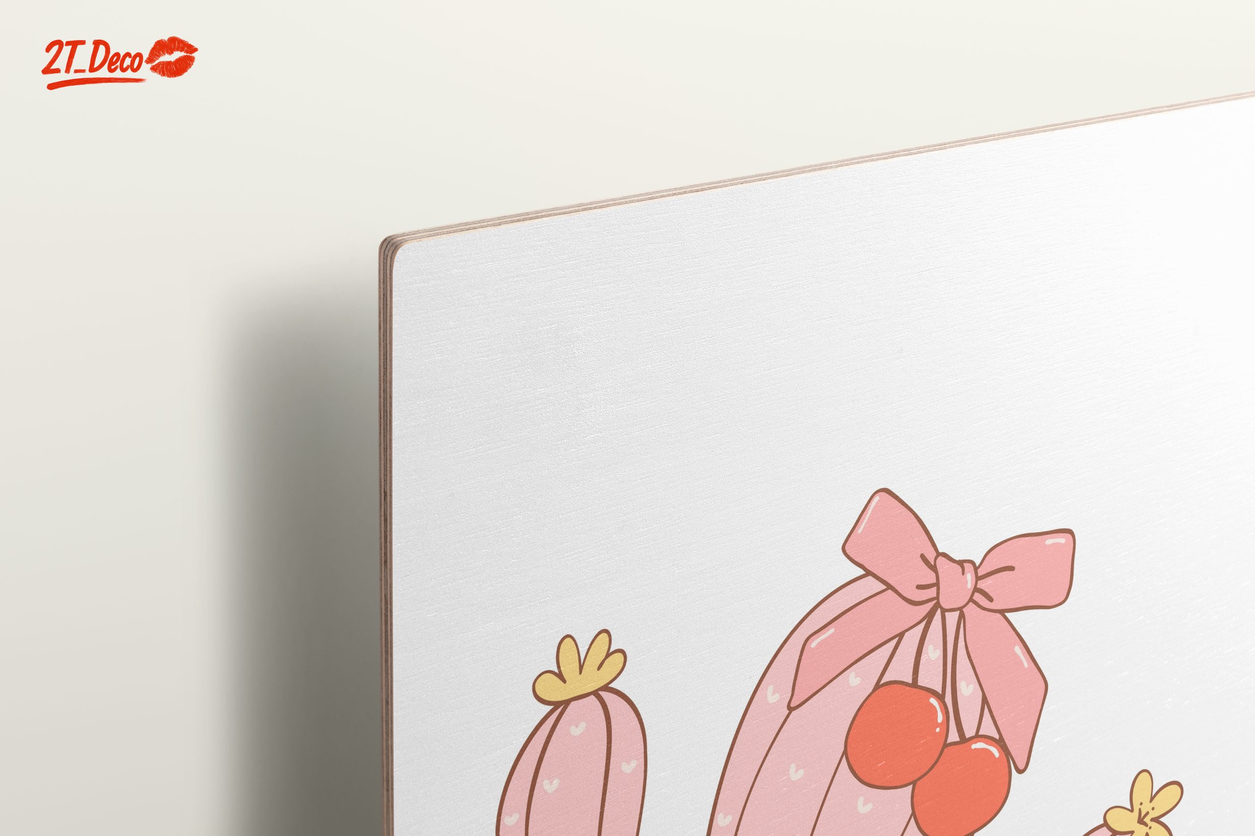 Whimsical Pink Cactus Illustration - Image 15