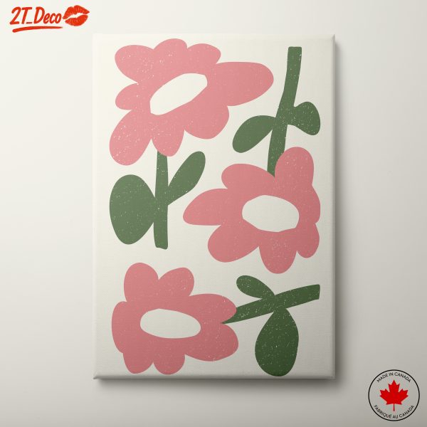 Playful Floral Design Artwork