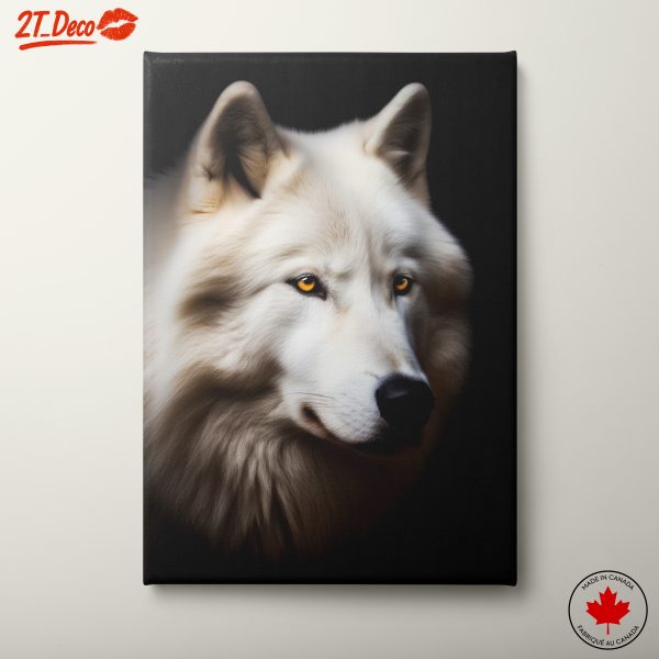 Majestic White Wolf Portrait 2